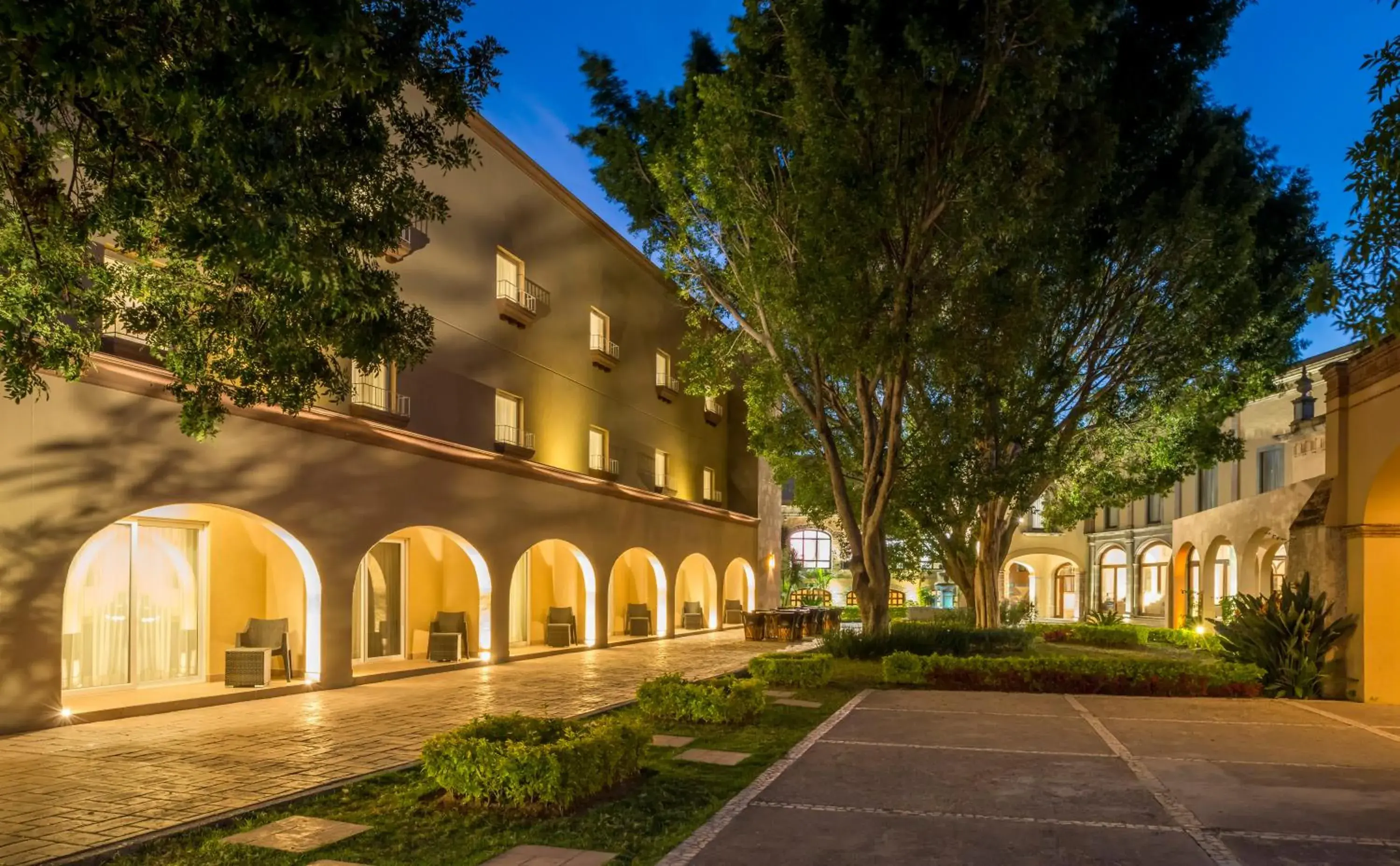 Garden view, Property Building in Hotel Ex-Hacienda San Xavier