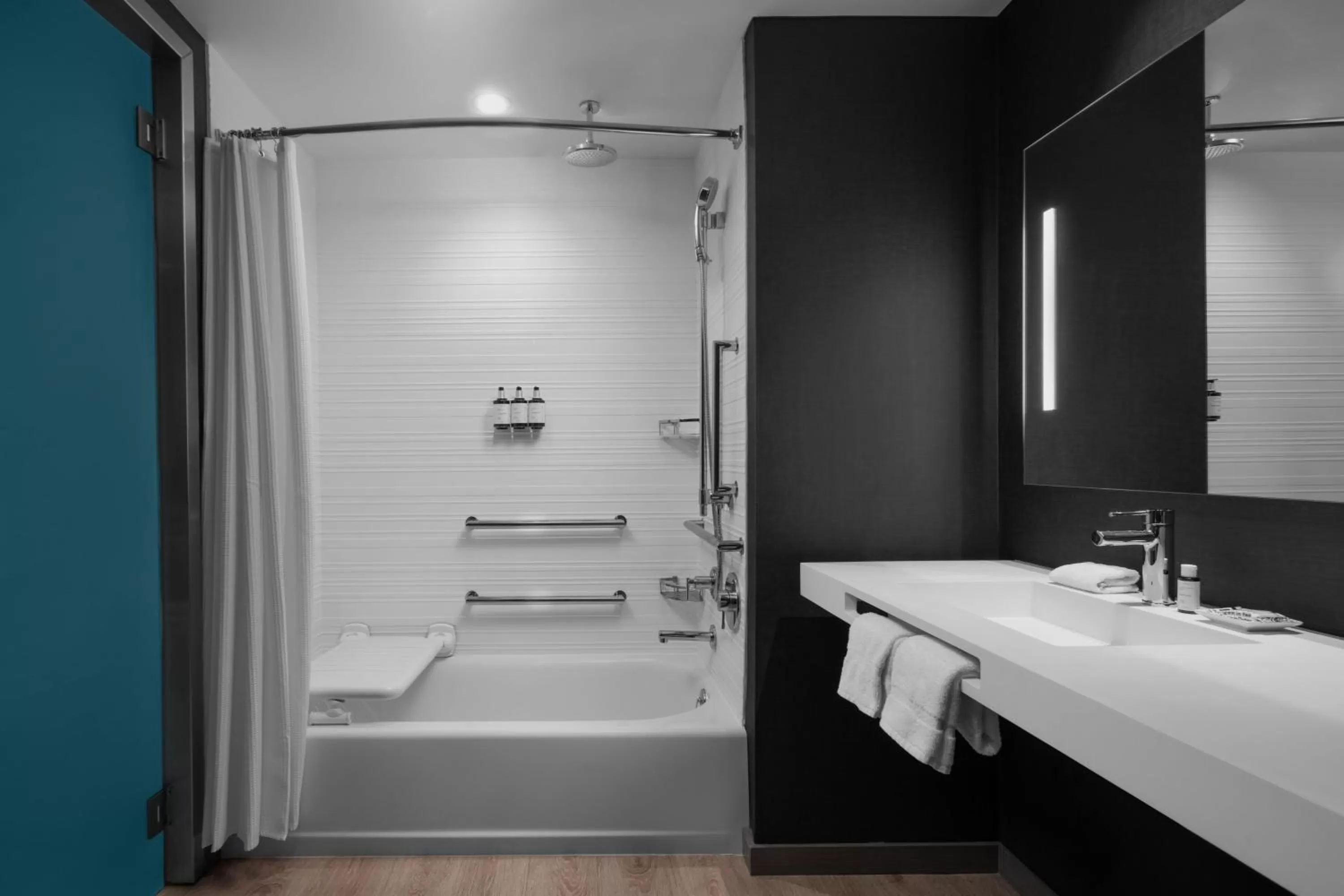 Bathroom in AC Hotel by Marriott Tampa Airport