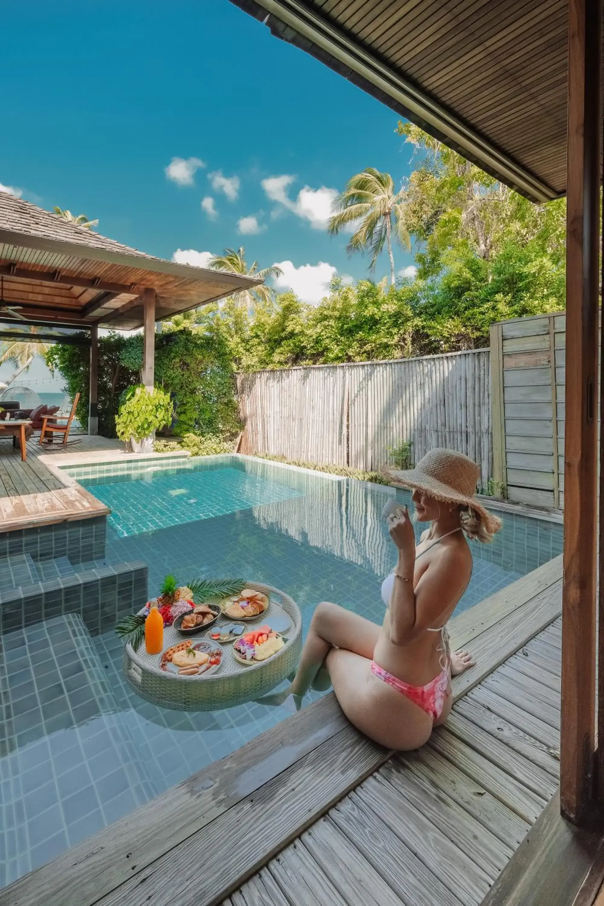 People, Swimming Pool in Tango Luxe Beach Villa, Koh Samui - SHA Extra Plus