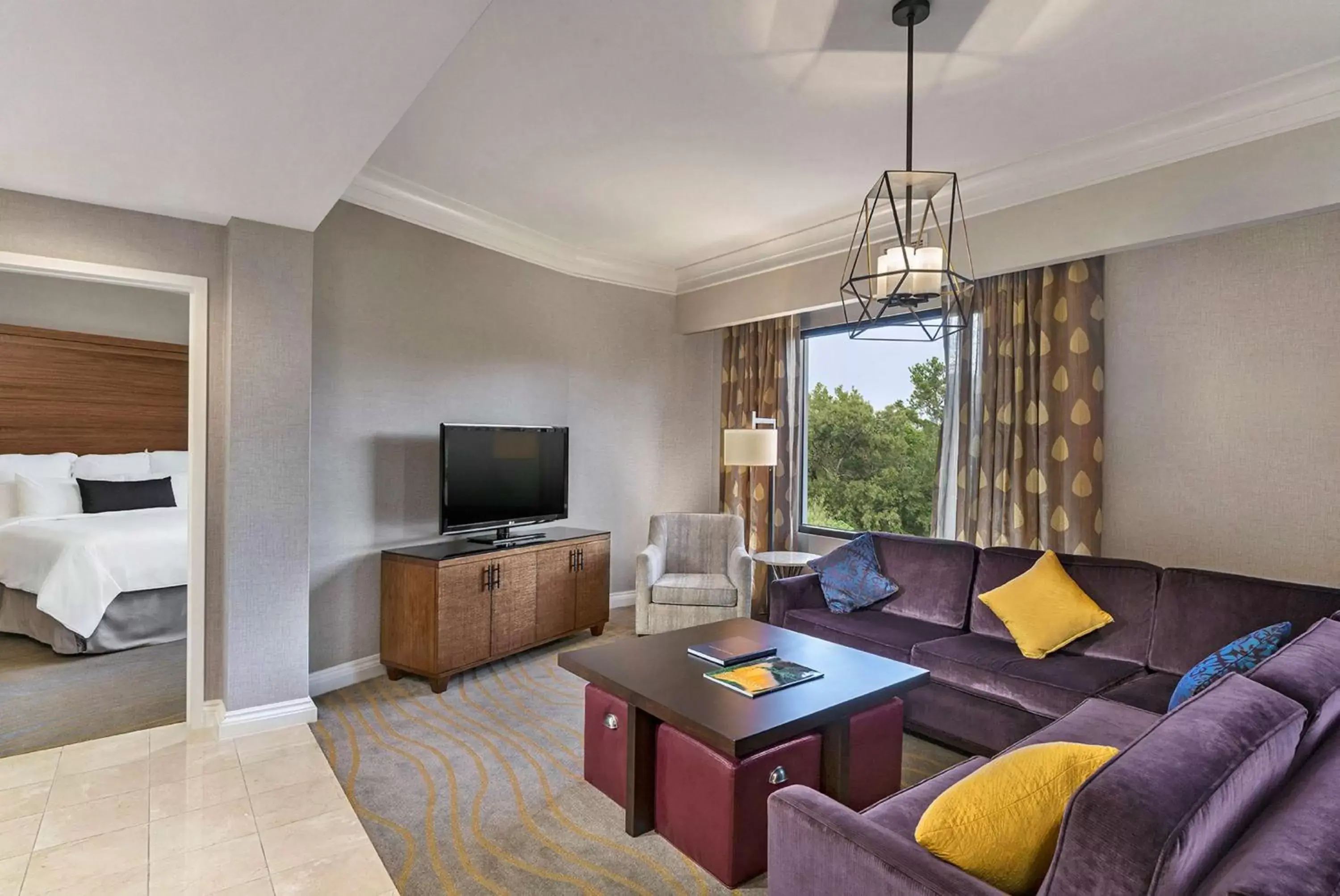 Bedroom, Seating Area in The Woodlands Resort, Curio Collection by Hilton