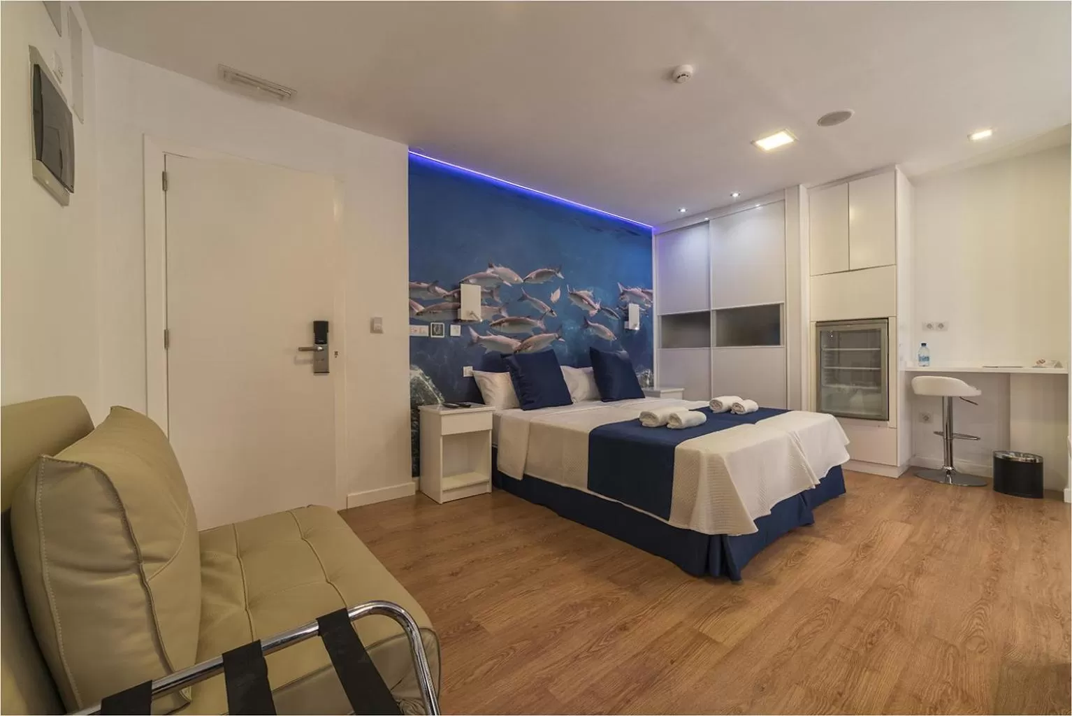 Bed in Hotel Ciudad del Mar