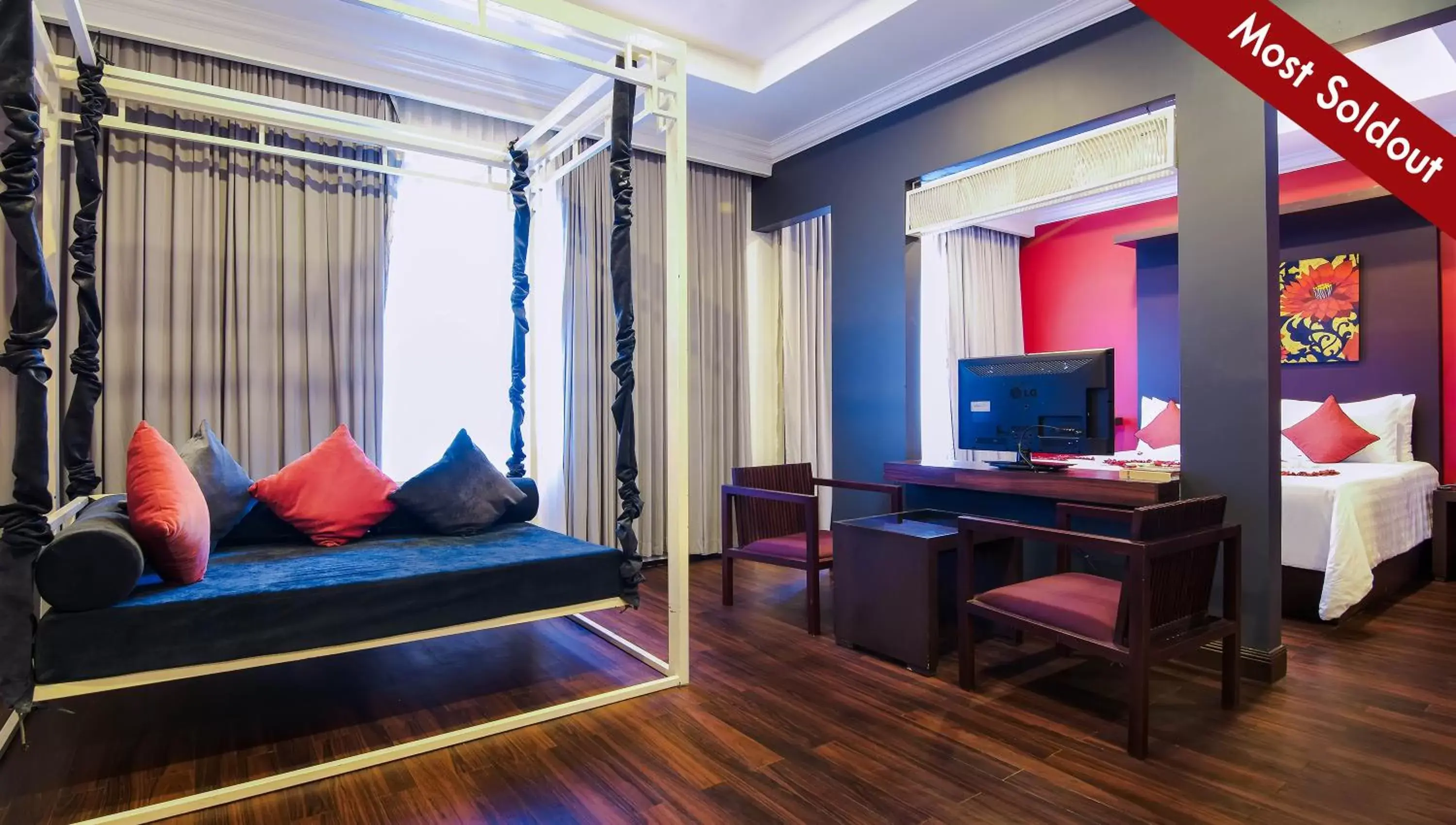 Text overlay, TV/Entertainment Center in Memoire d' Angkor Boutique Hotel