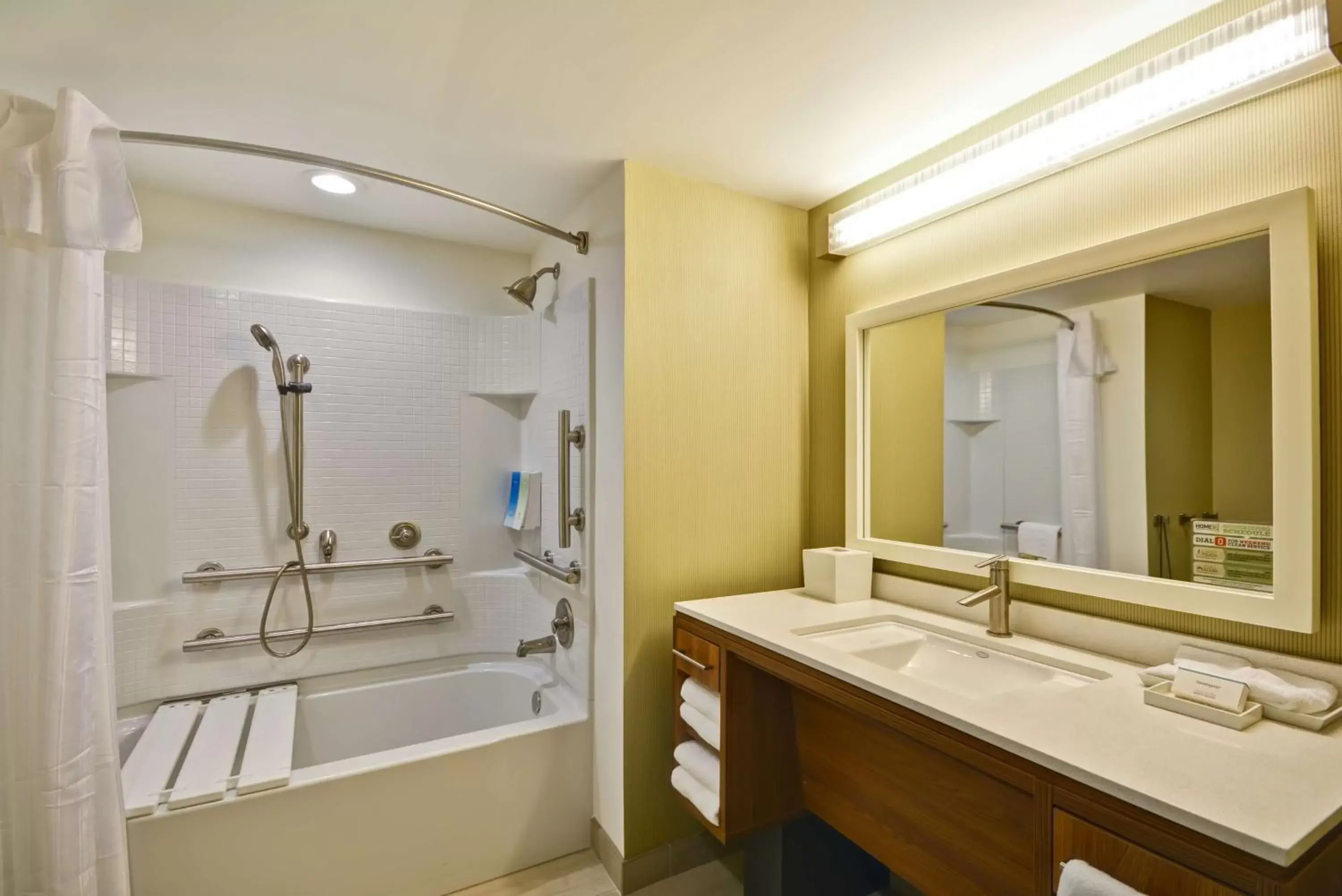 Bathroom in Home2 Suites By Hilton Decatur Ingalls Harbor