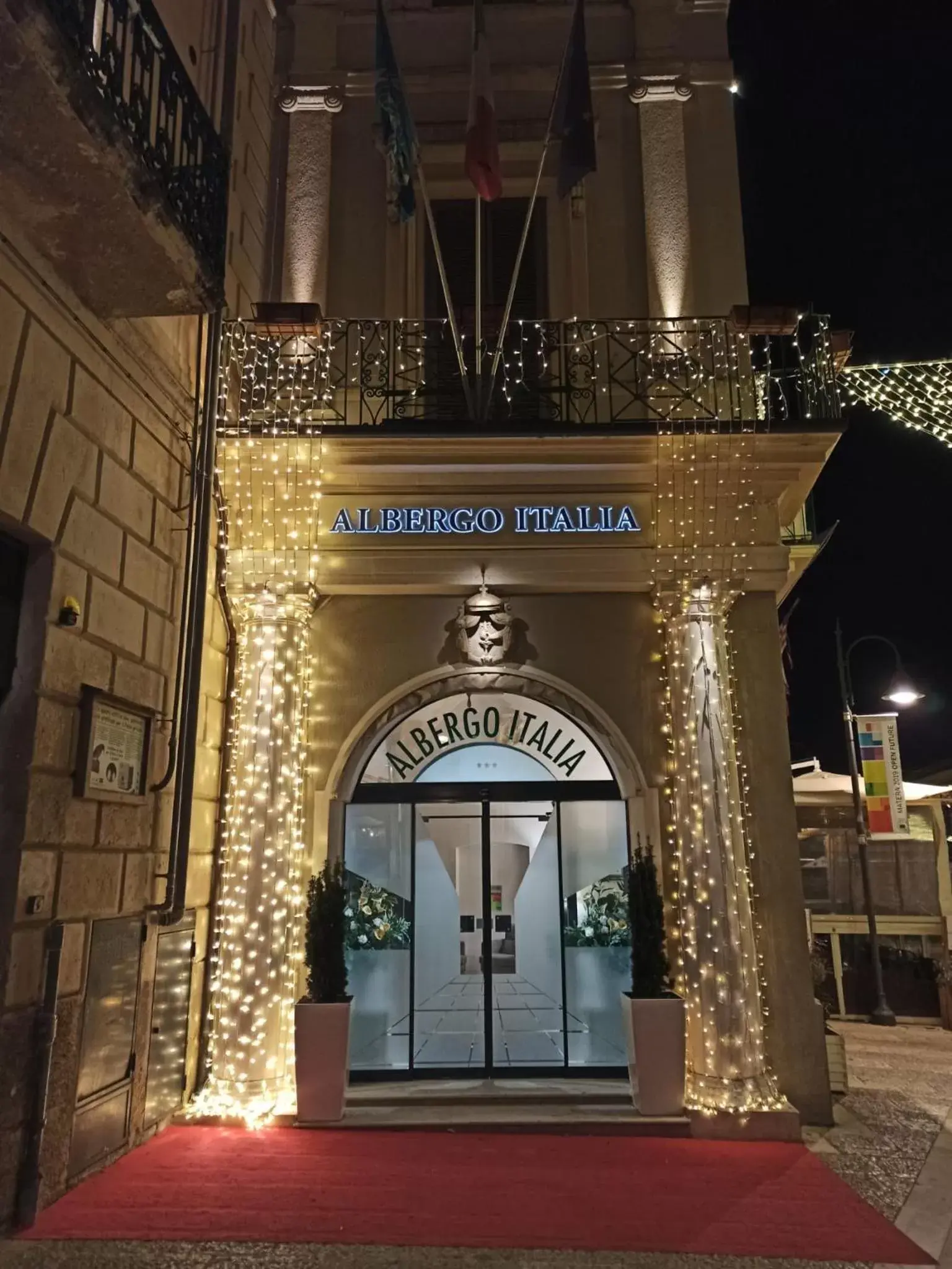 Facade/entrance in Albergo Italia