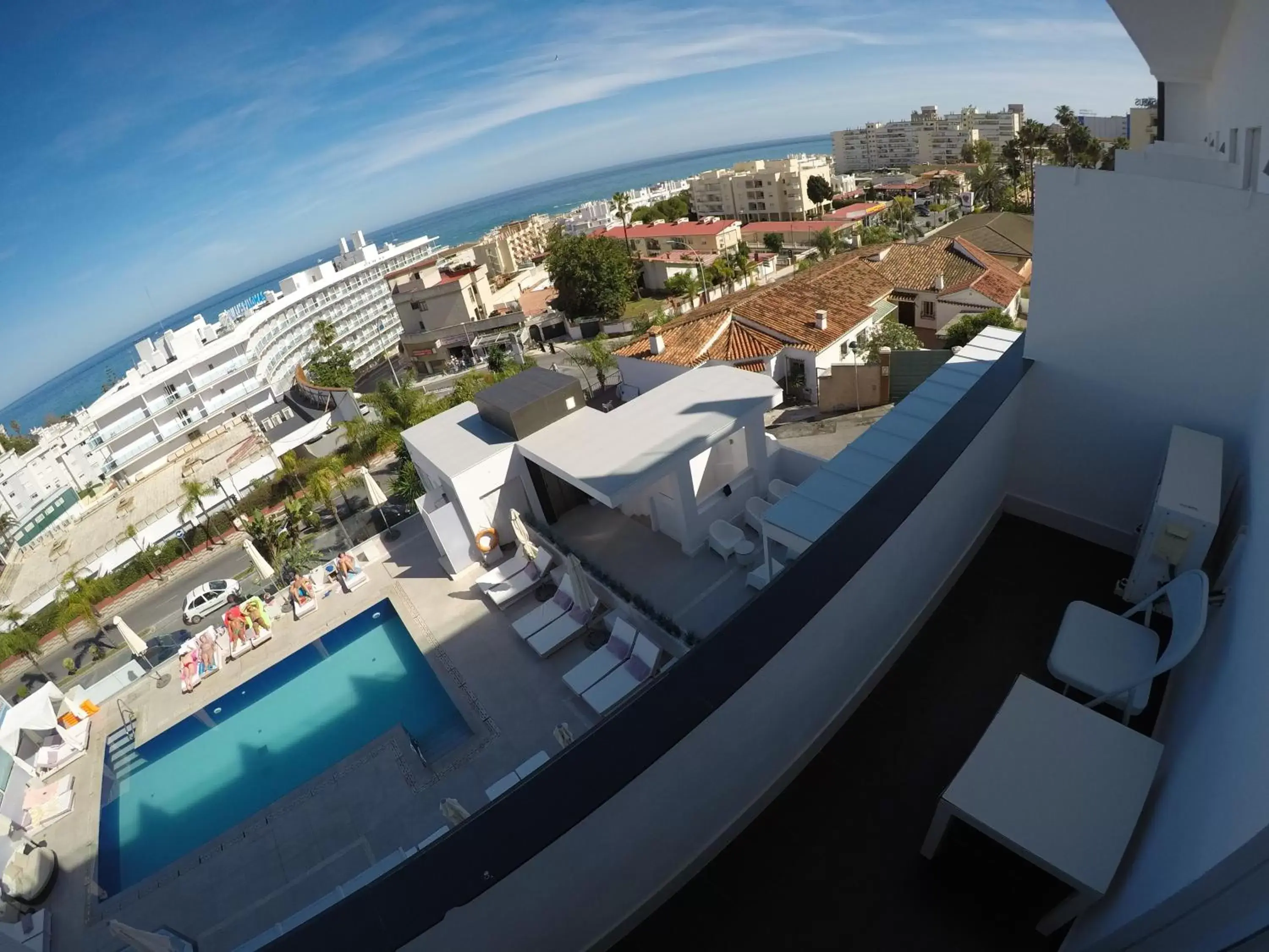 Balcony/Terrace, Bird's-eye View in Hotel Natursun