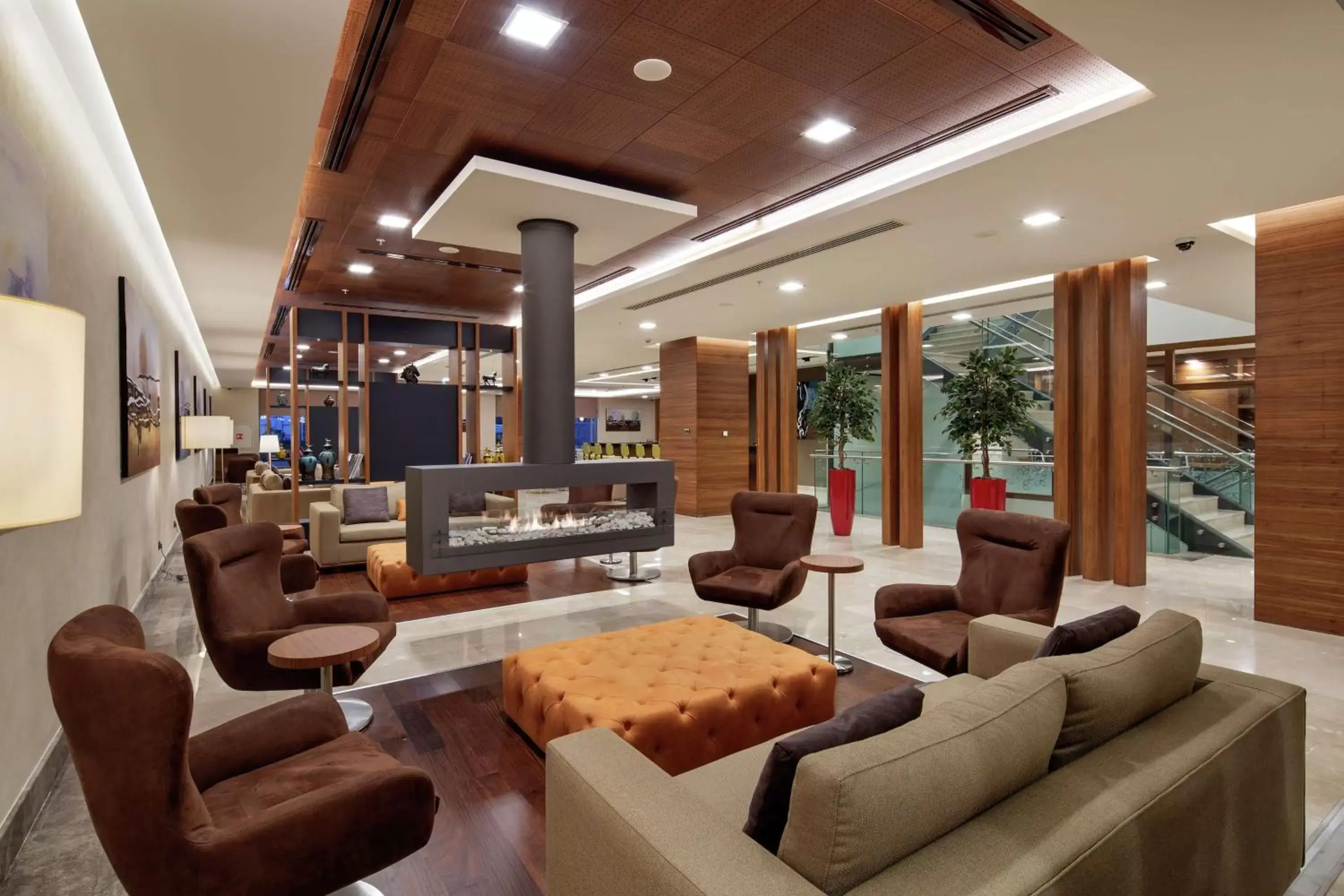 Lobby or reception, Lounge/Bar in Hilton Garden Inn Corlu