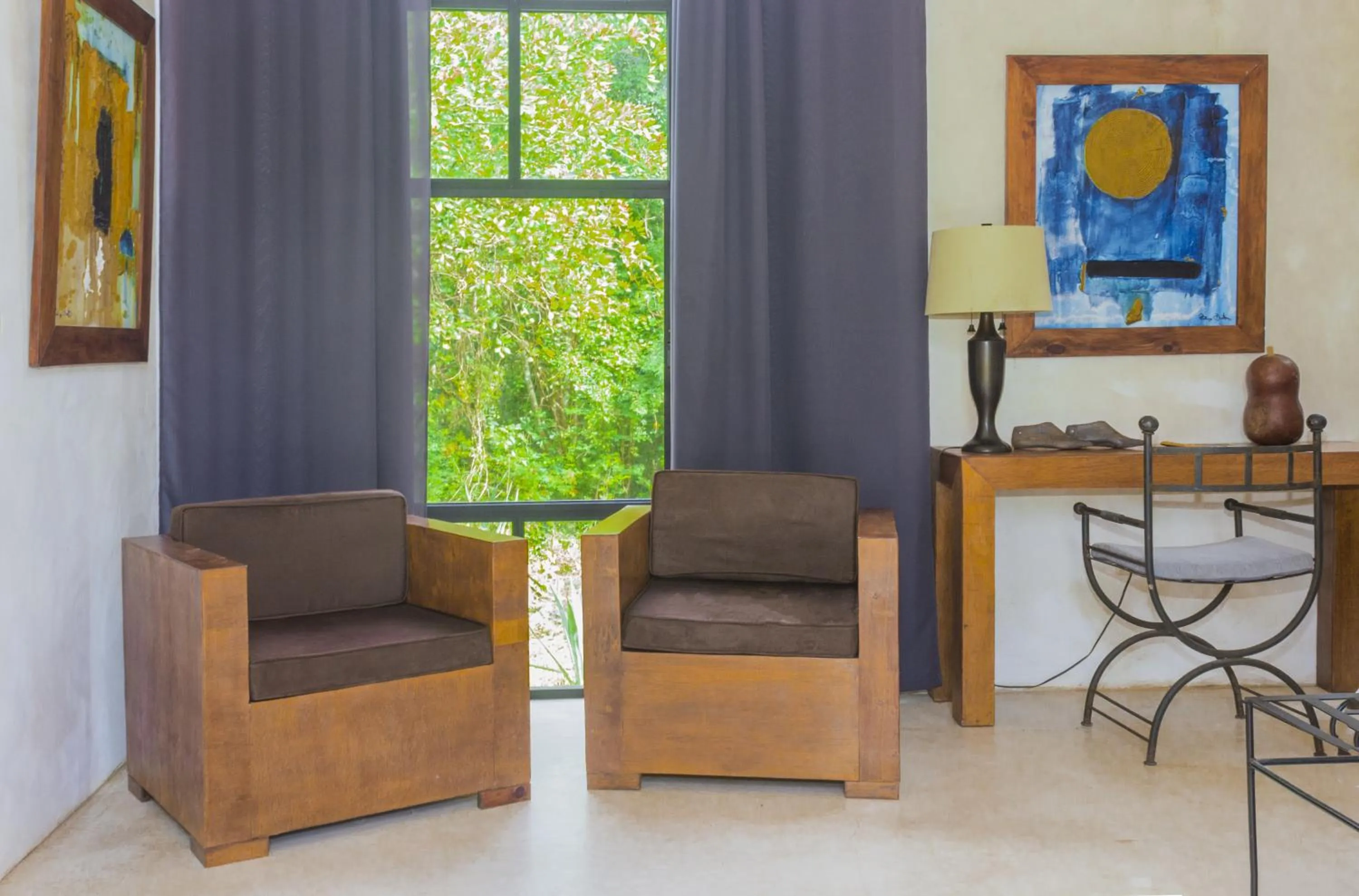 Seating area in Hotel Hacienda Ticum