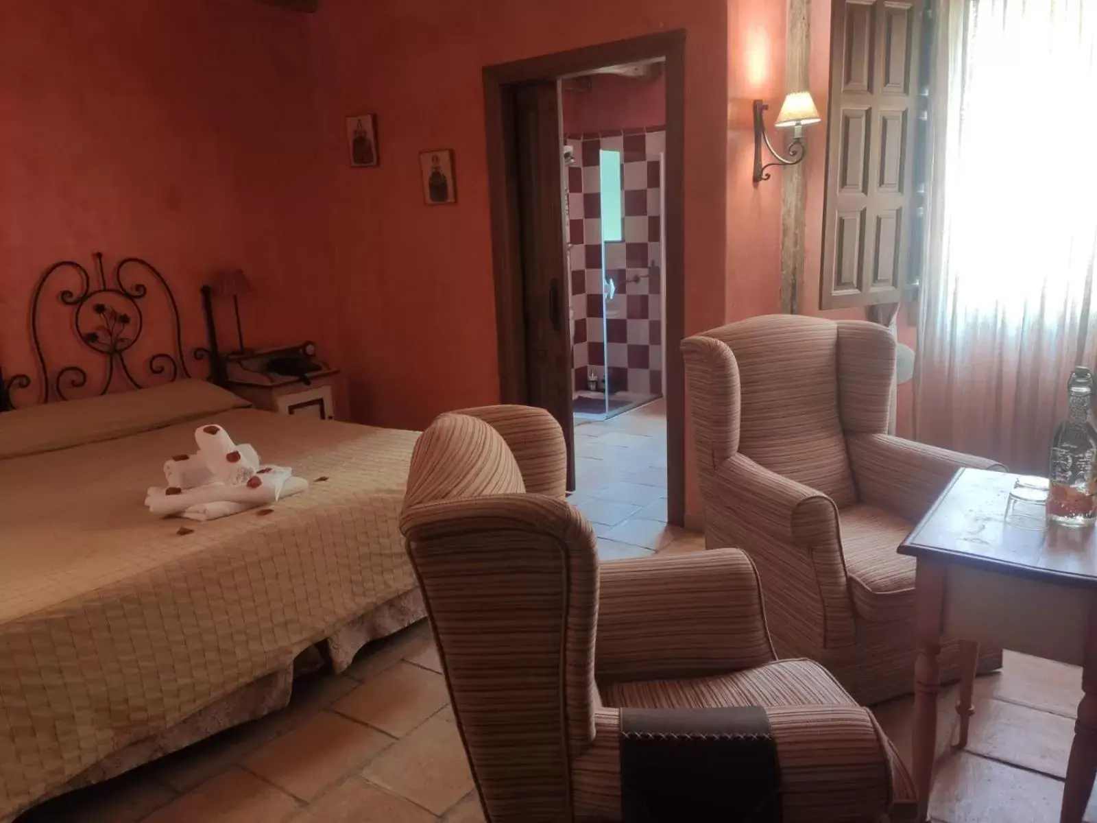 Living room in Posada Restaurante Fuenteplateada