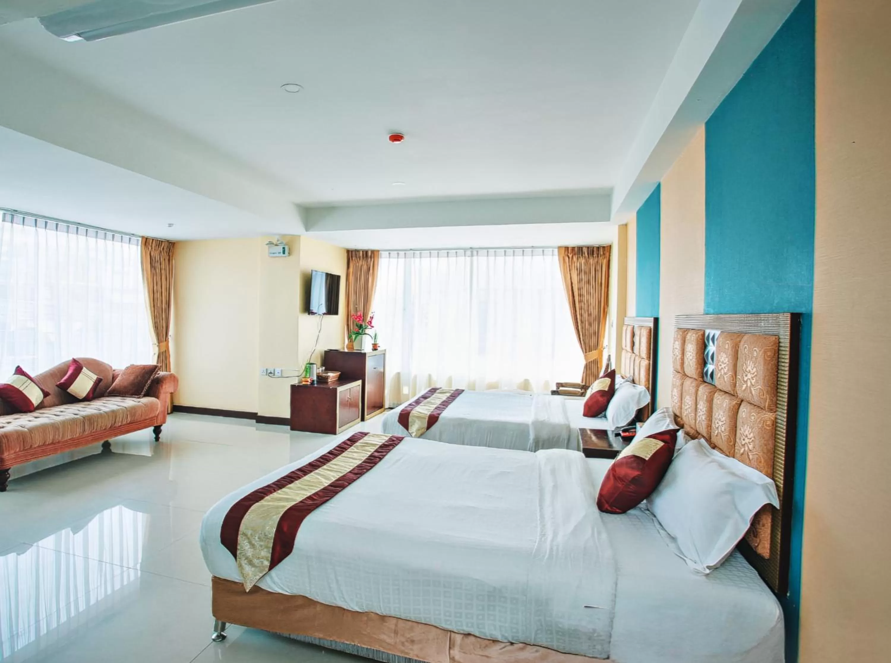 Photo of the whole room, Bed in Darling Harbour Residence - South Pattaya