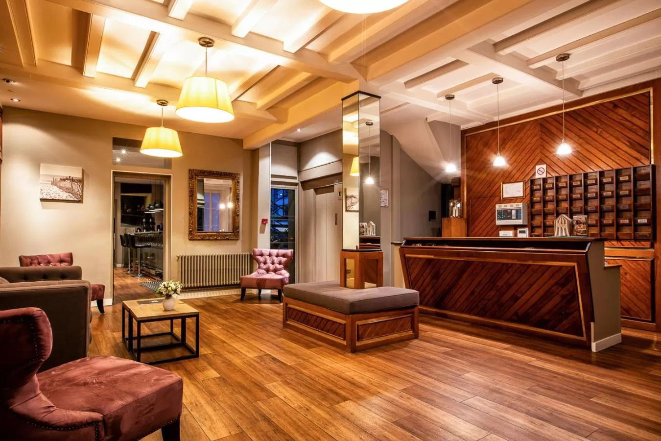 Lobby or reception in Hotel Des Dunes