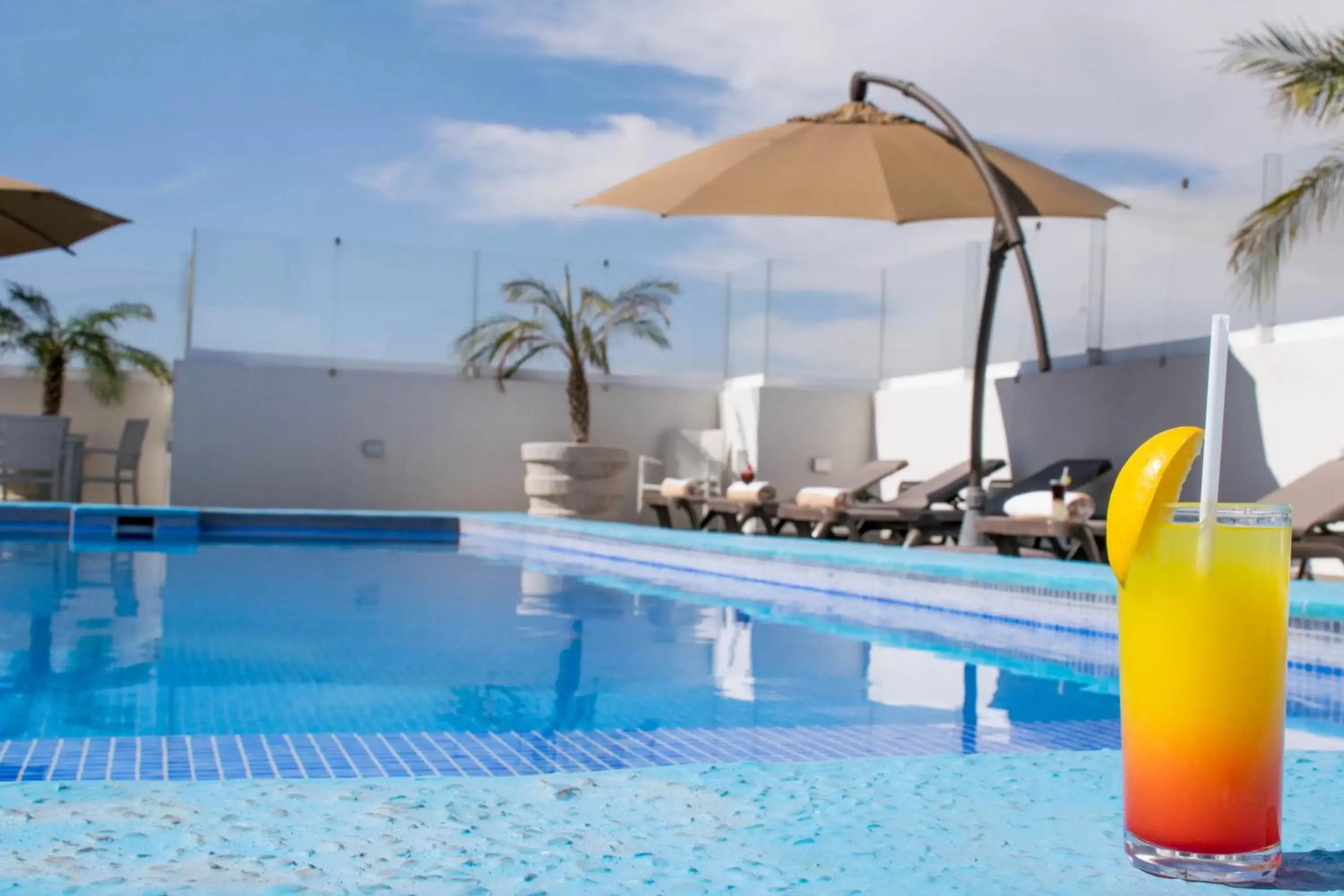 Swimming pool in Hotel Stadium