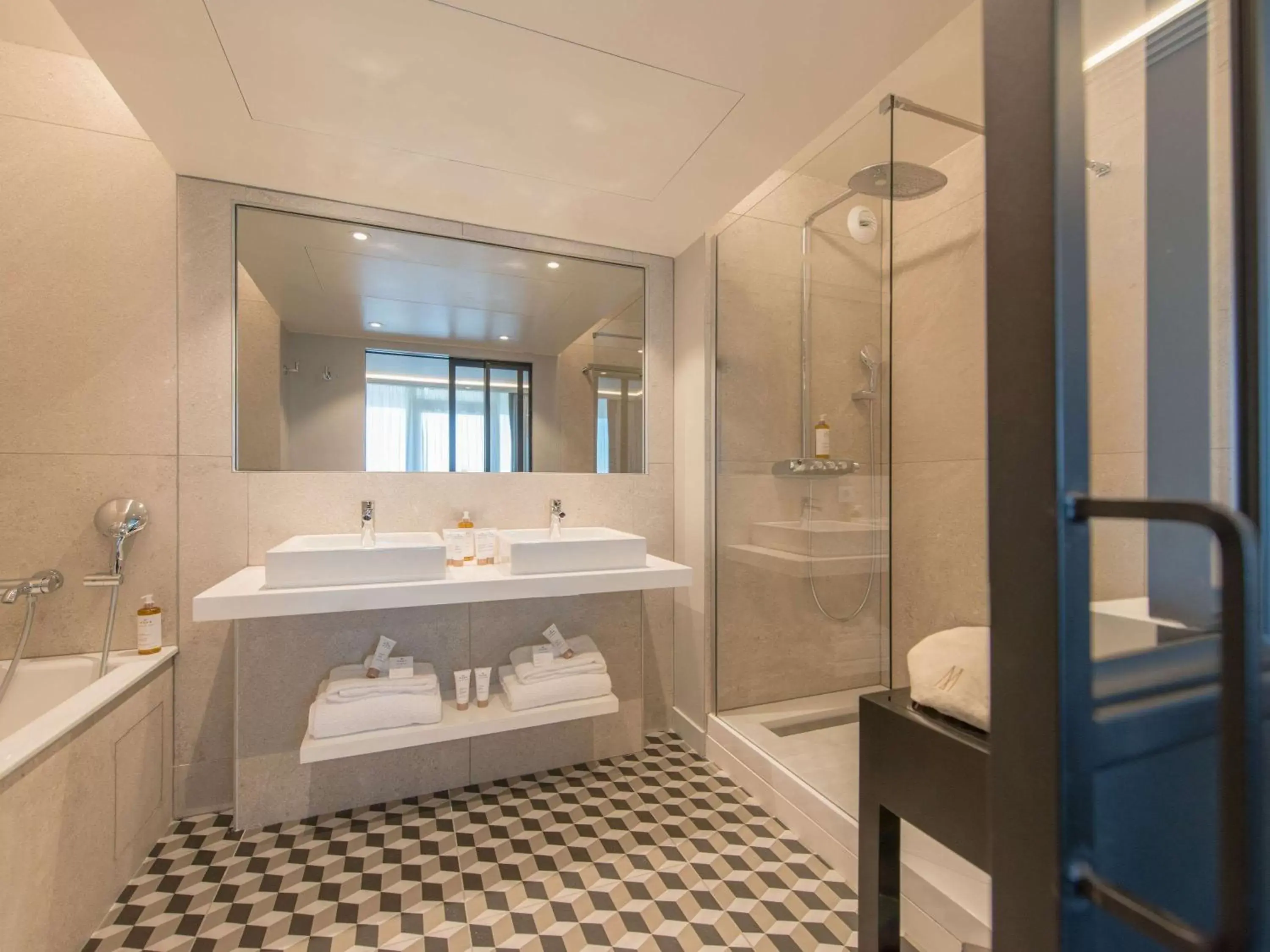 Photo of the whole room, Bathroom in La Grande Terrasse Hotel&Spa La Rochelle MGallery Hotel Collection