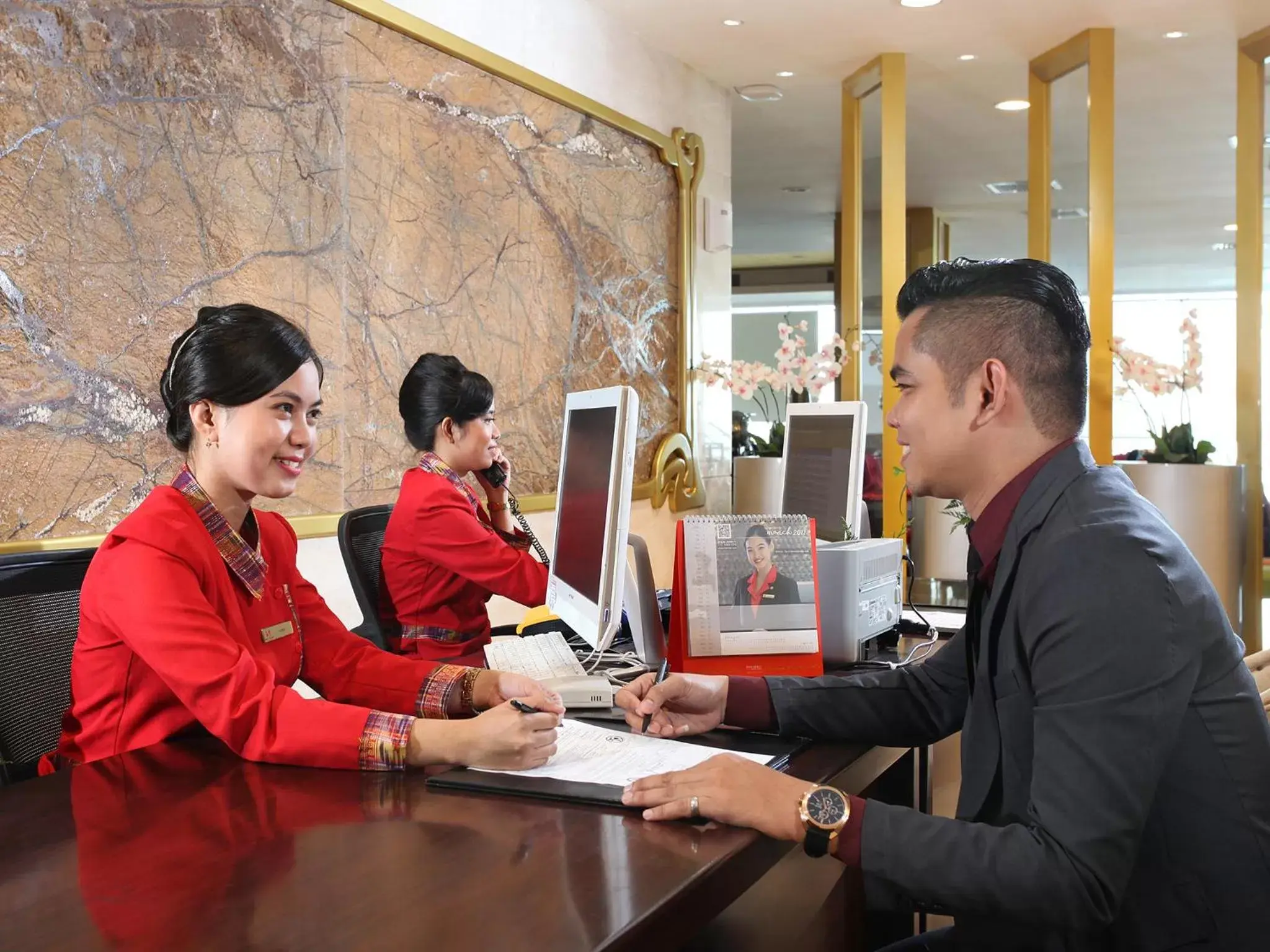 Staff in Swiss-Belhotel Makassar