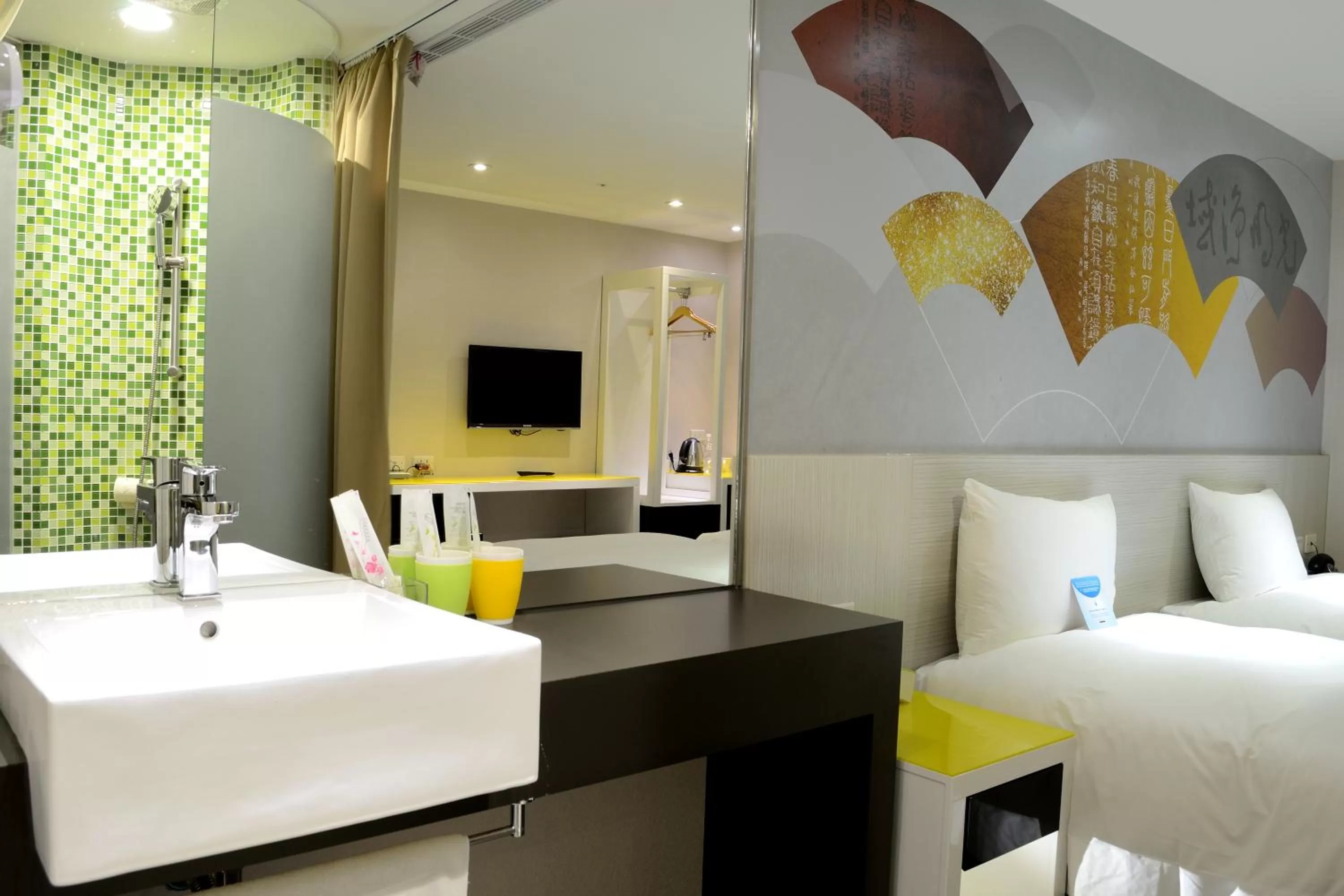 Bed in Wholesome Hotel