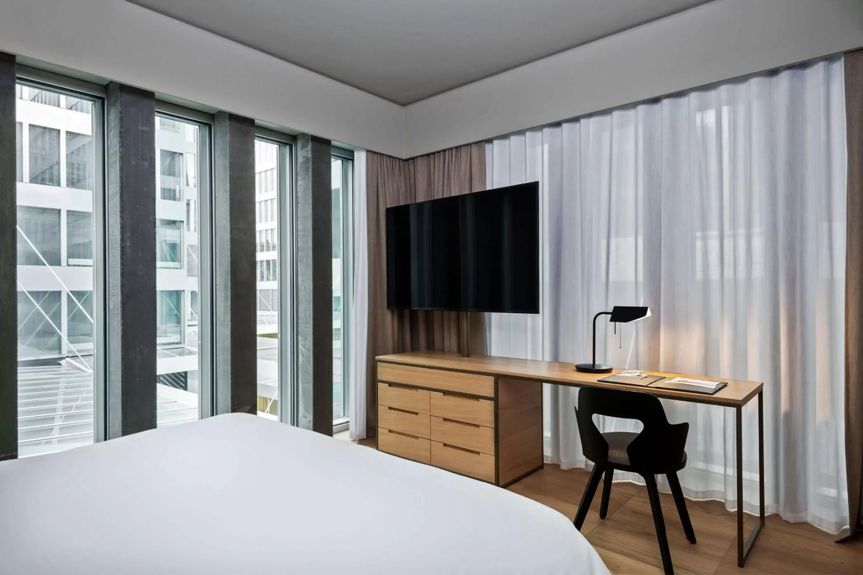 Bed in Hyatt Regency Zurich Airport Circle Bed in Hyatt Regency Zurich Airport Circle