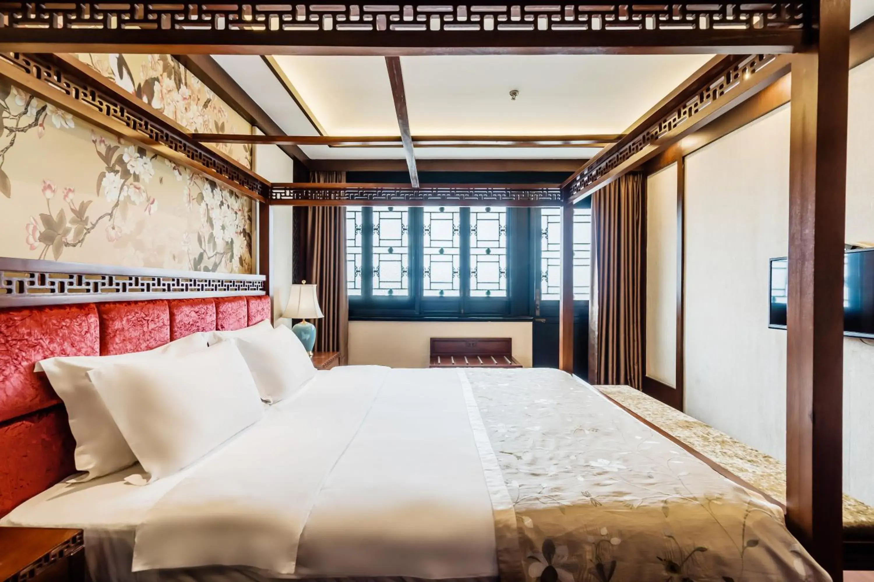 Bed in Buddhazen Hotel