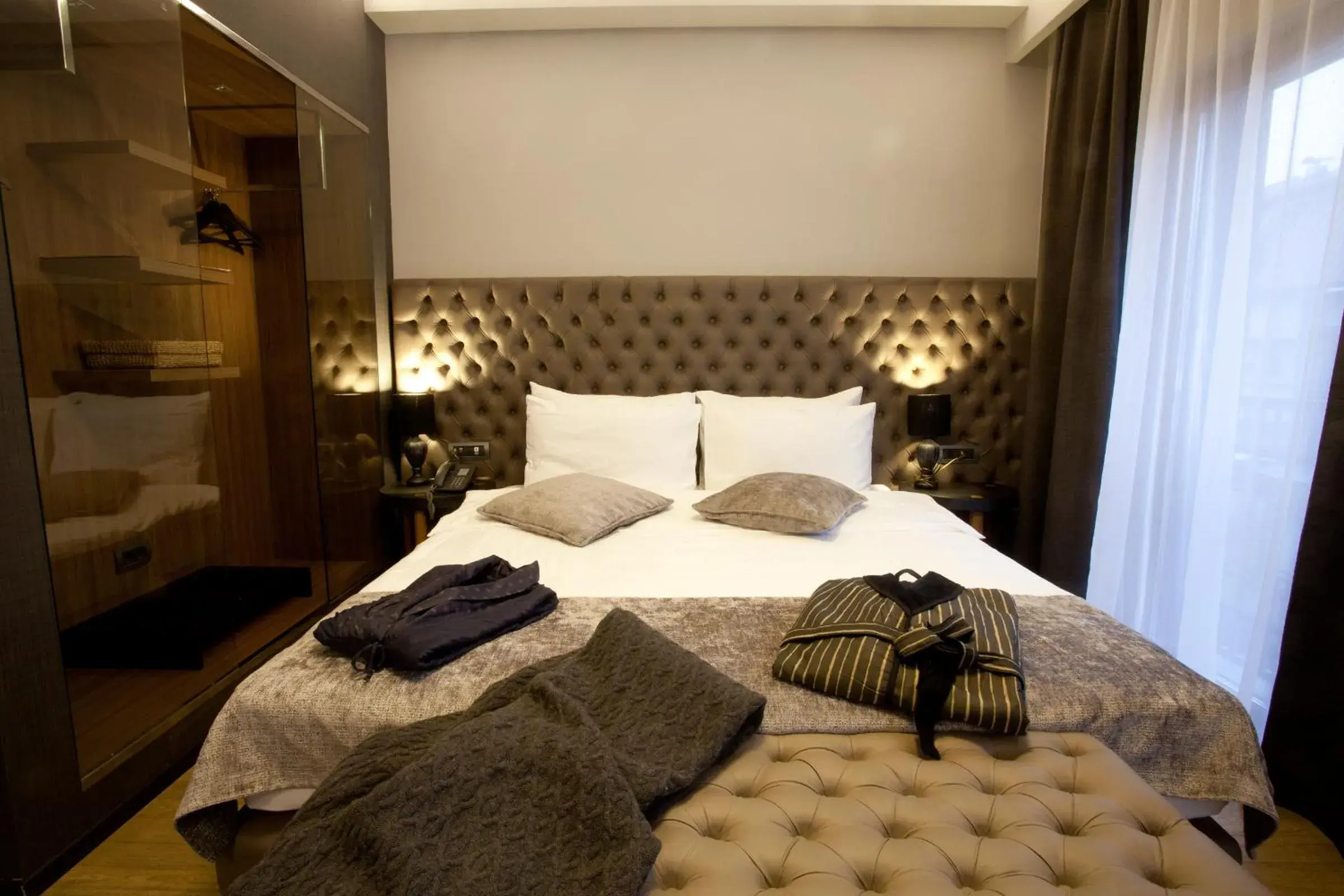 Bed in Solun Hotel & SPA