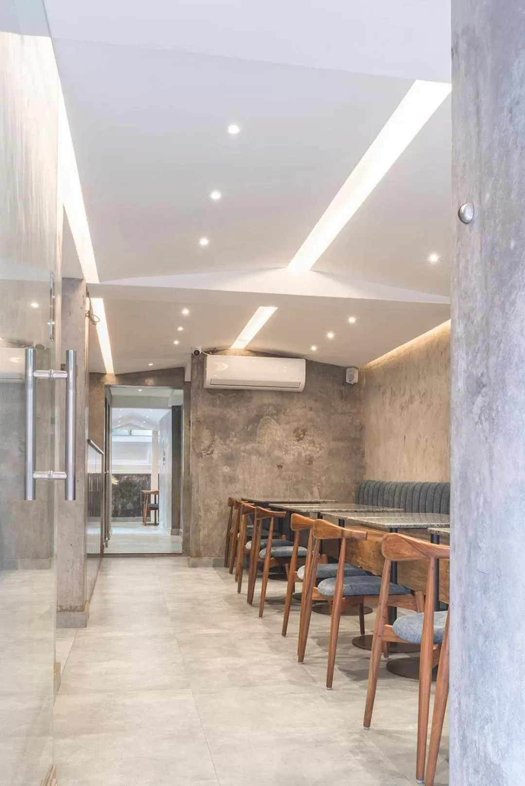 Seating area in 9ine Thamel Hotel