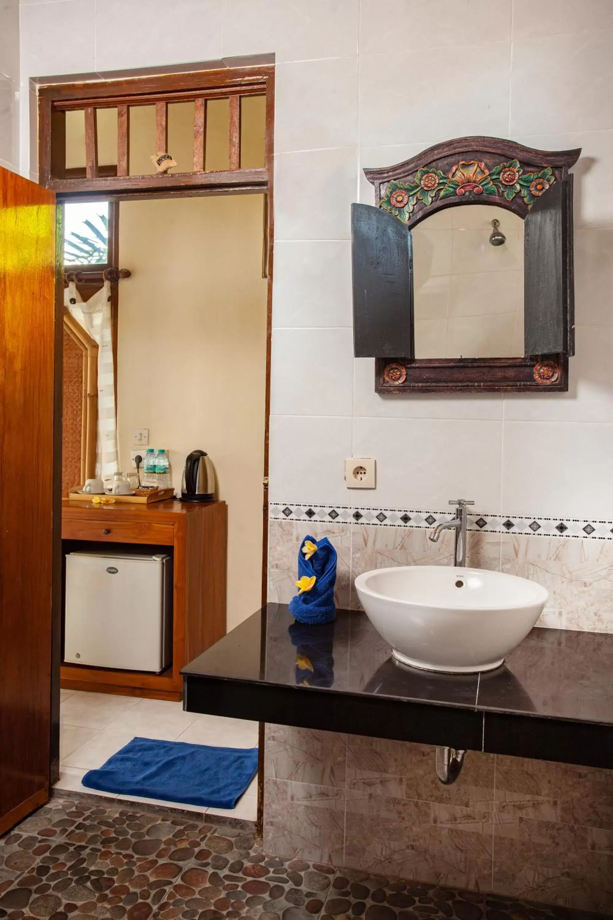 Bathroom in Nick's Pension Bathroom in Nick's Pension