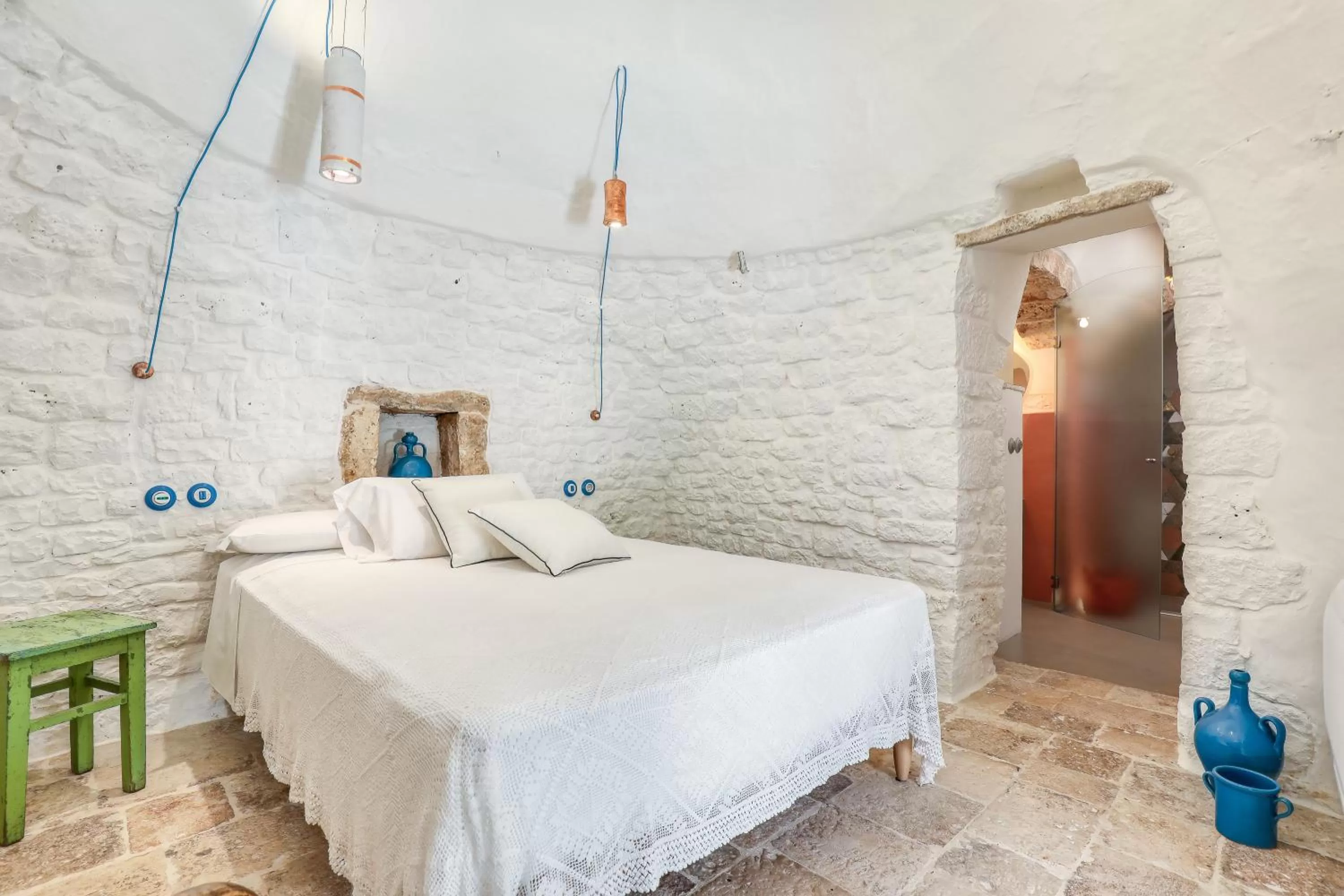 Bed in Trulli Terra Magica