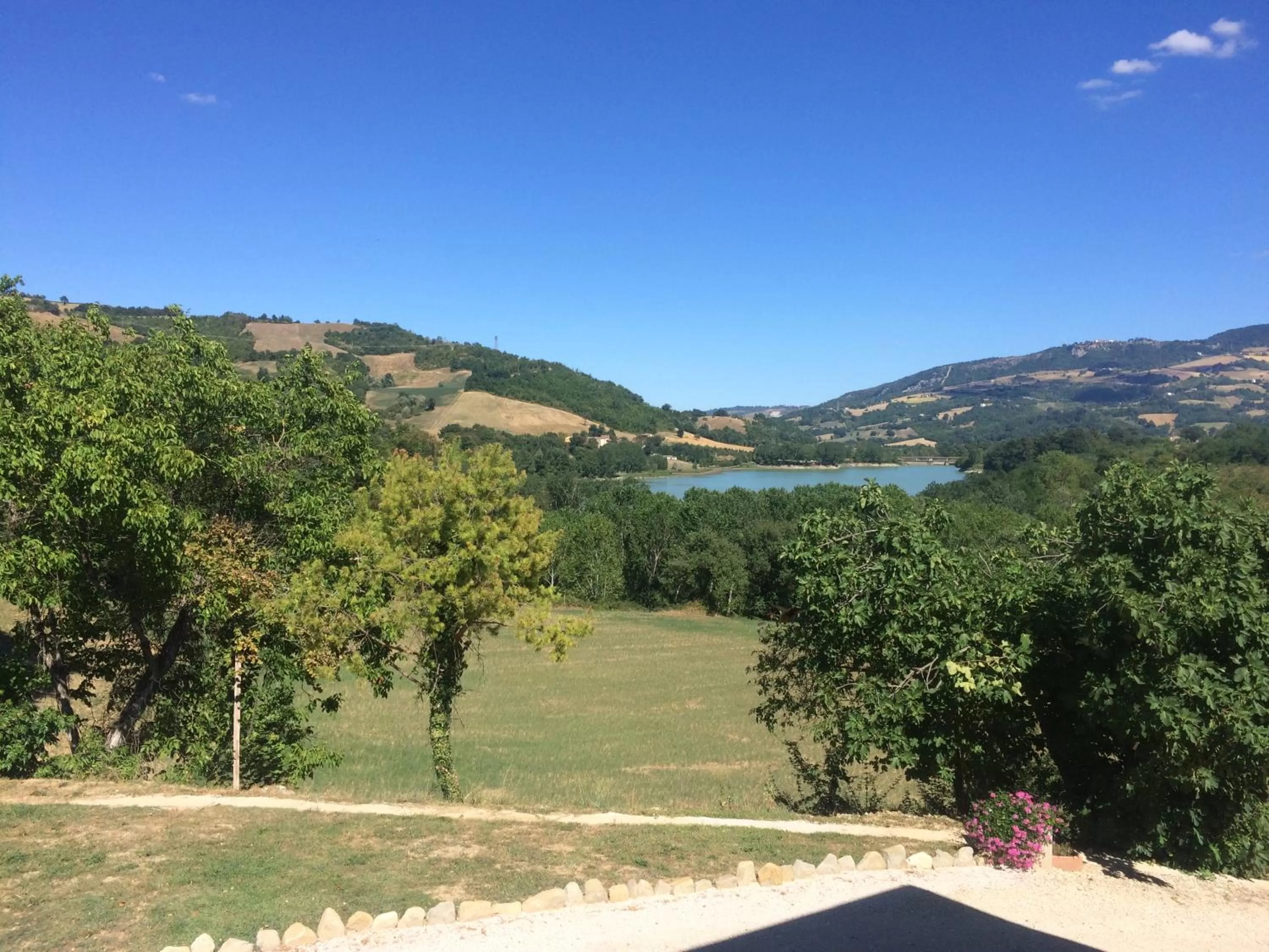 Lake view in Casa Friano