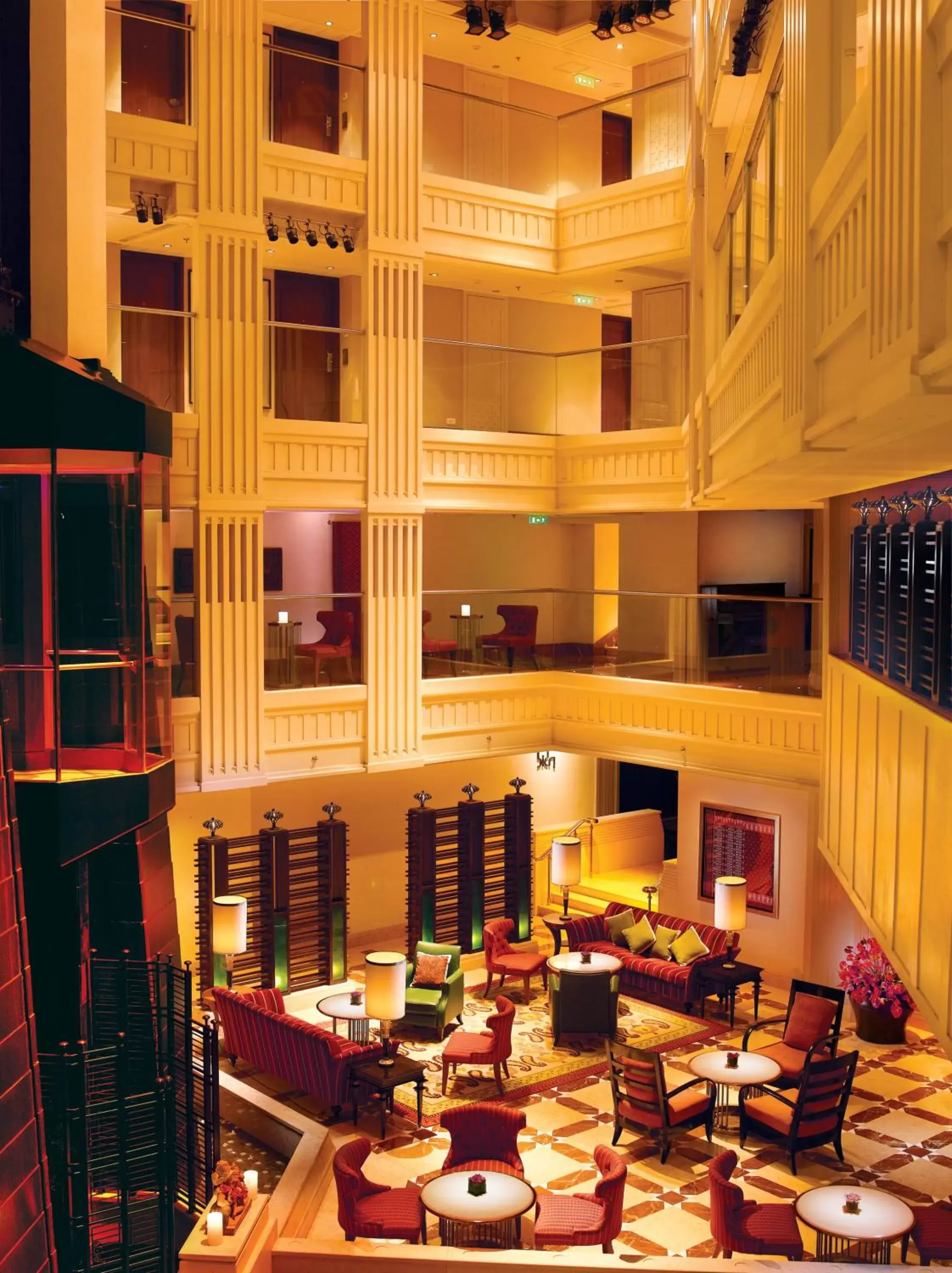 Lobby or reception, Restaurant/Places to Eat in Hyderabad Marriott Hotel & Convention Centre