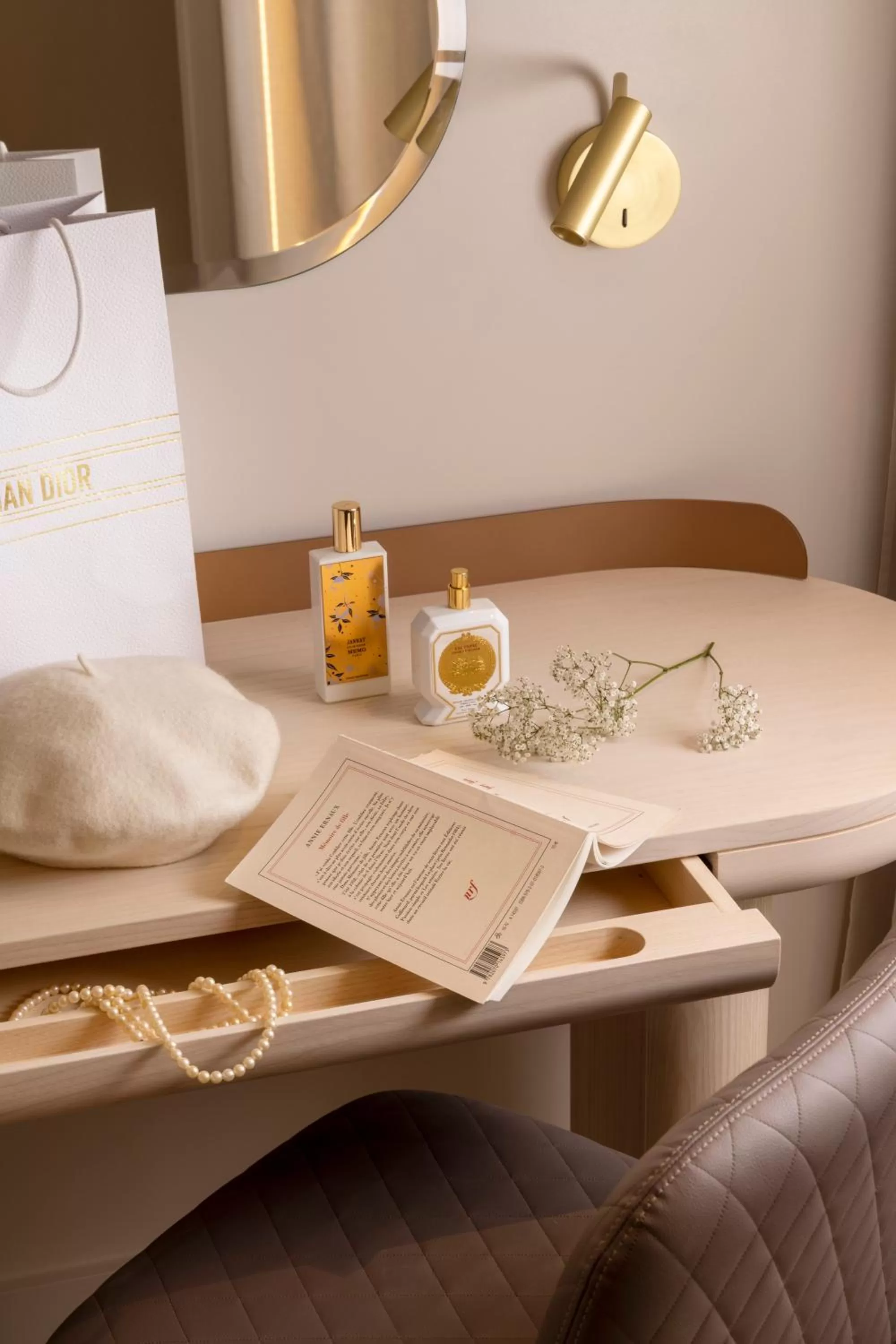 Bedroom in Hôtel Beige