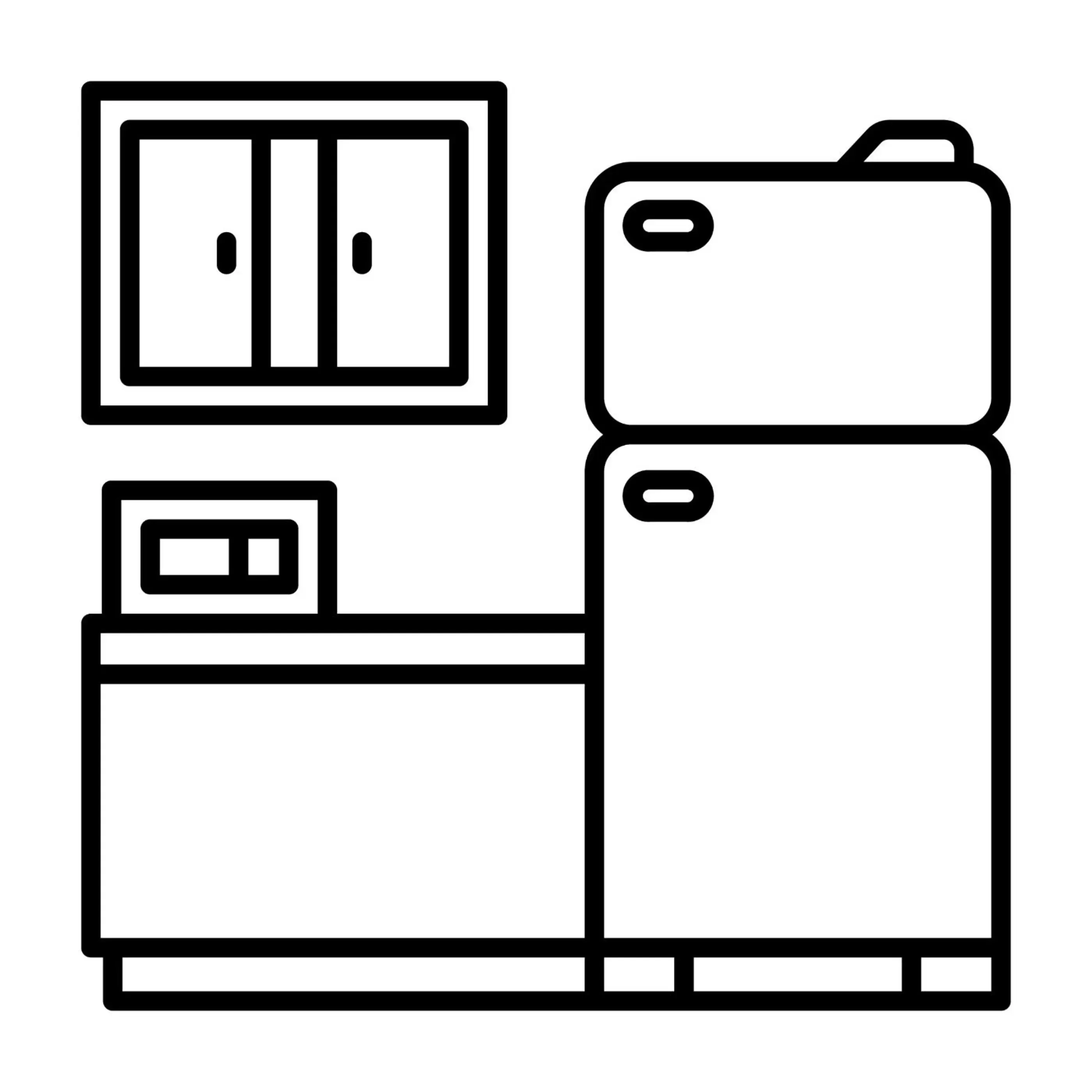 Kitchen or kitchenette, Floor Plan in Cocoon Sendlinger Tor