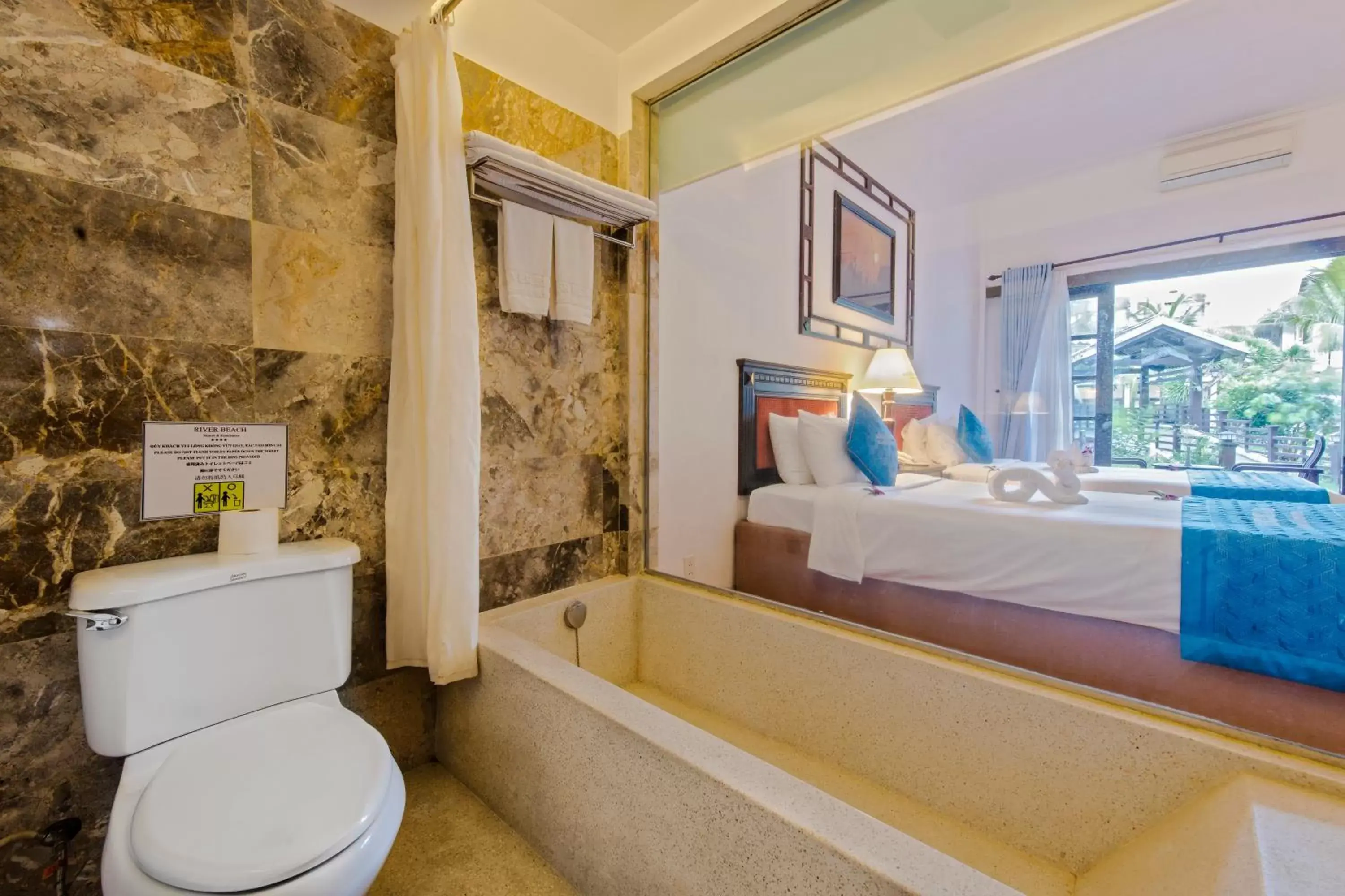Bathroom, Bed in River Beach Resort & Residences Bathroom, Bed in River Beach Resort & Residences