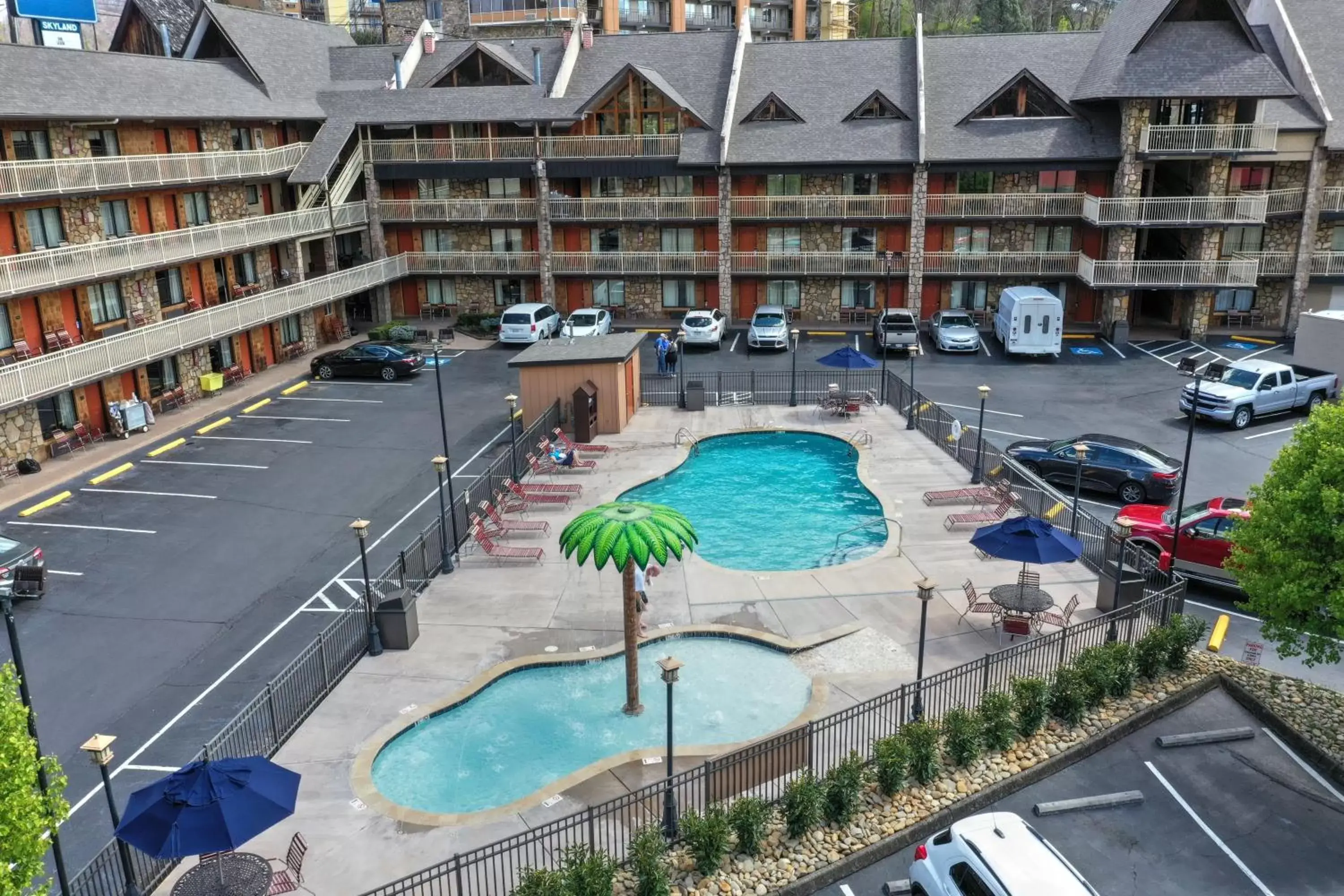 Pool View in Crossroads Inn & Suites