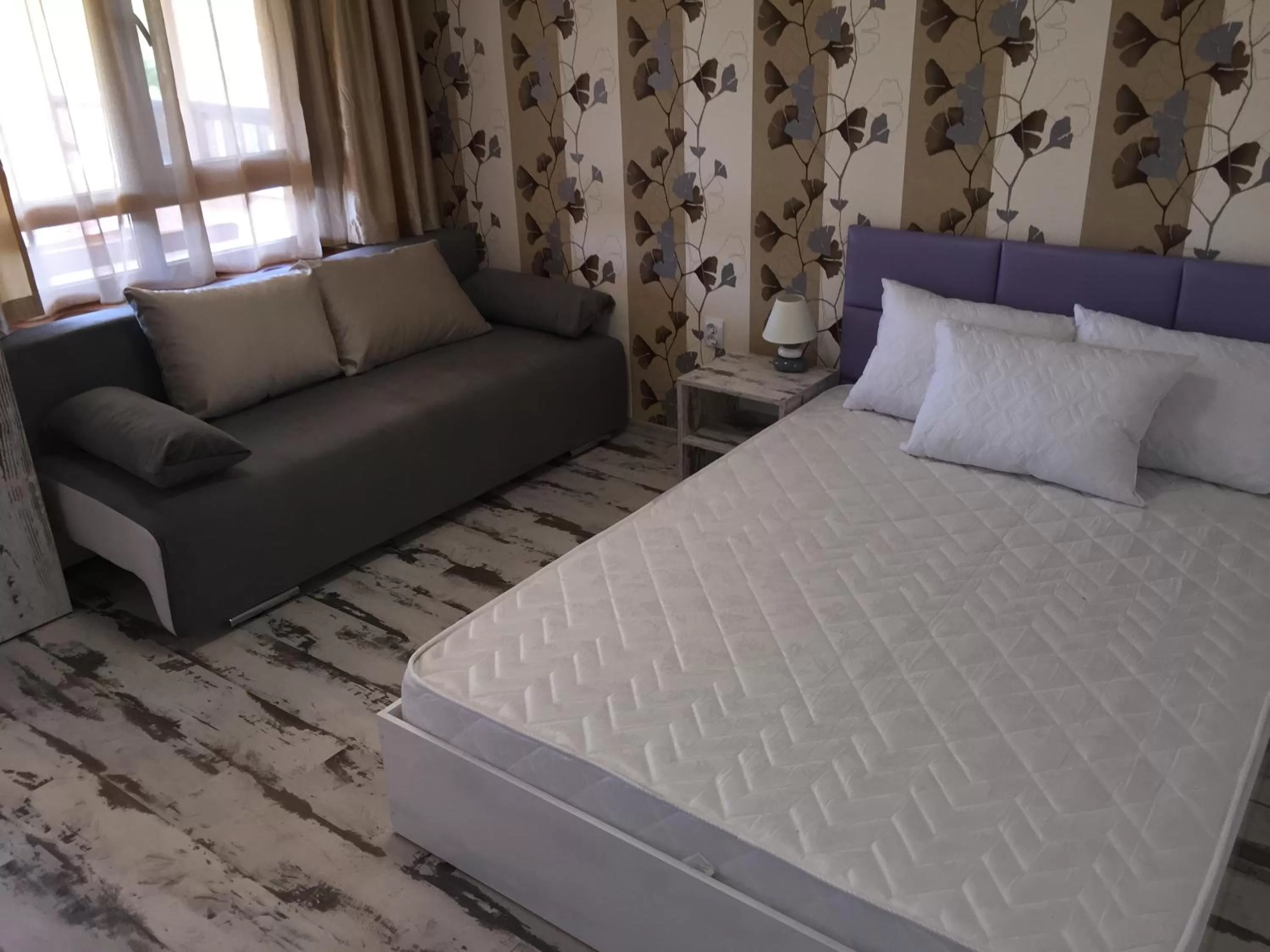 Bed in Family Hotel Malibu