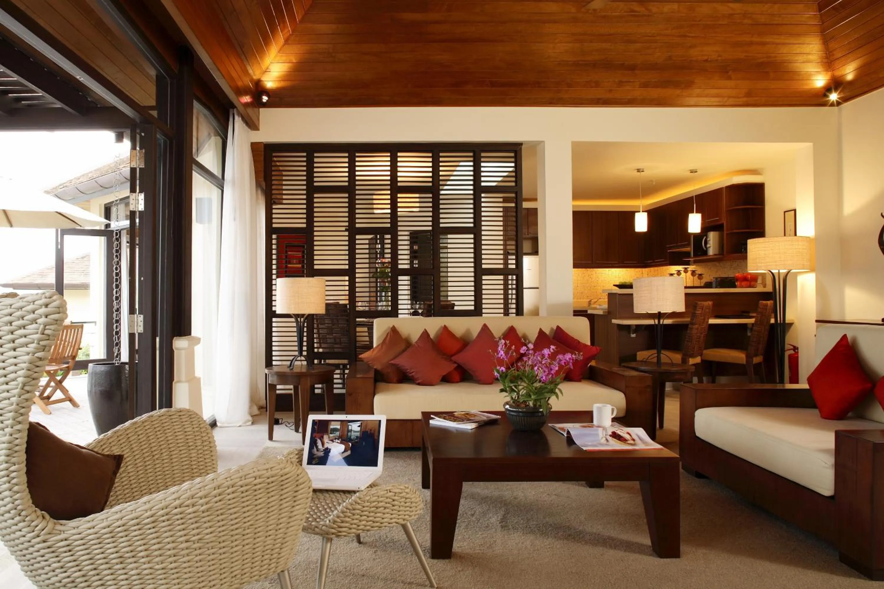 Living room in IndoChine Resort and Villas