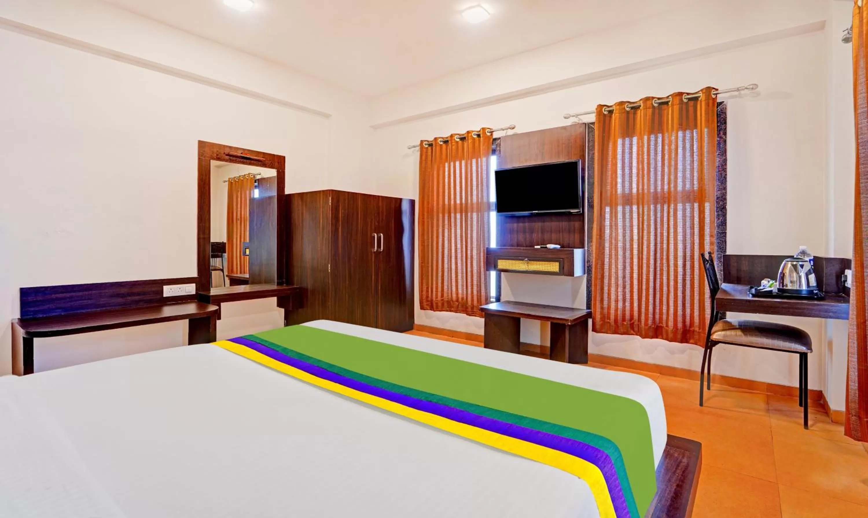 Bedroom, Bed in Treebo Vhyomaan Resort