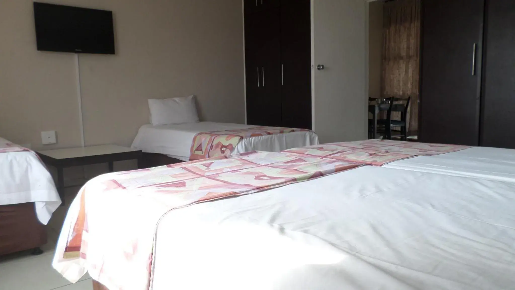 Bed in Coastlands Durban Self Catering Holiday Apartments