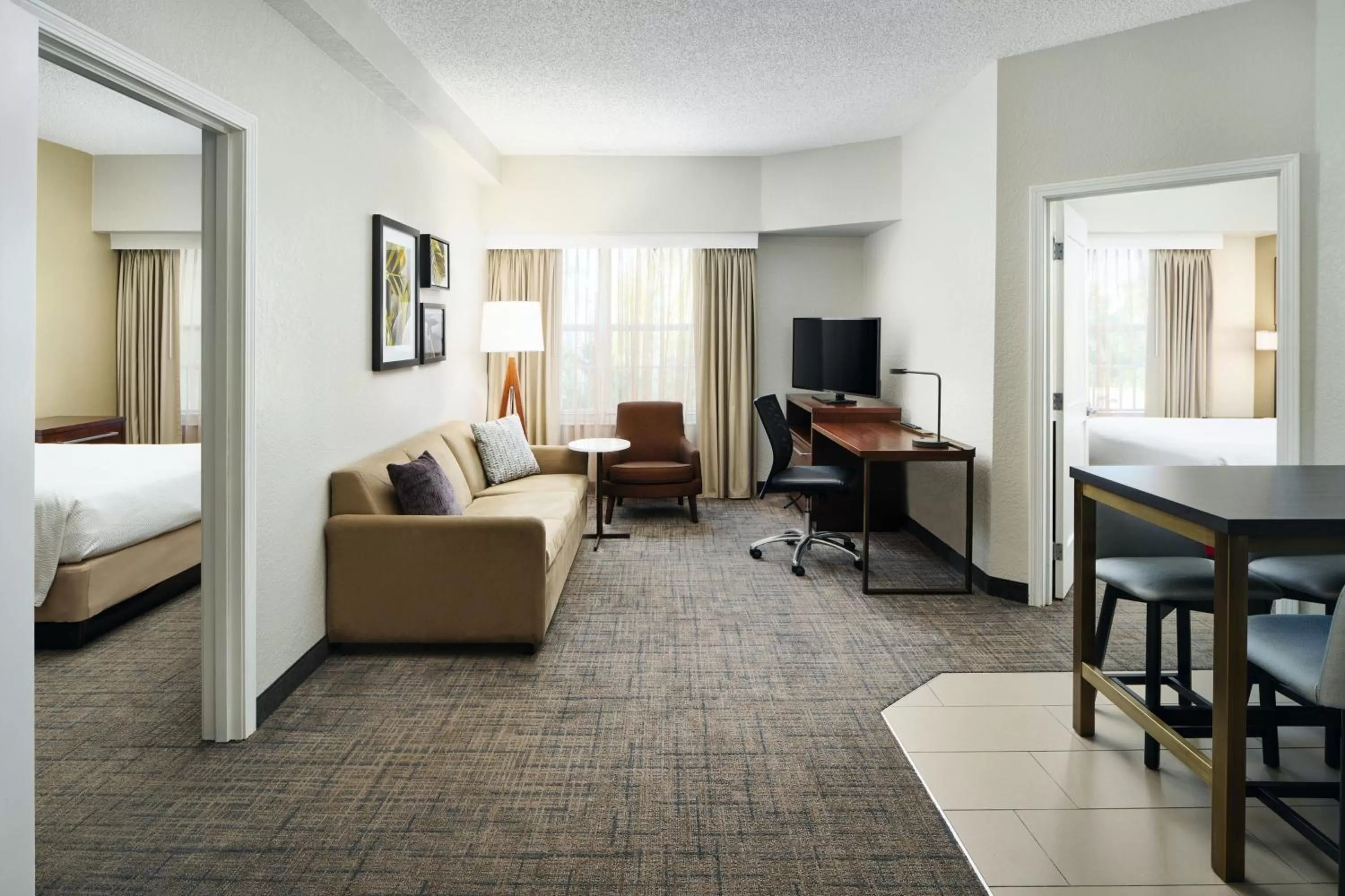 Two-Bedroom Suite - Hearing Accessible in Residence Inn Fort Lauderdale Plantation