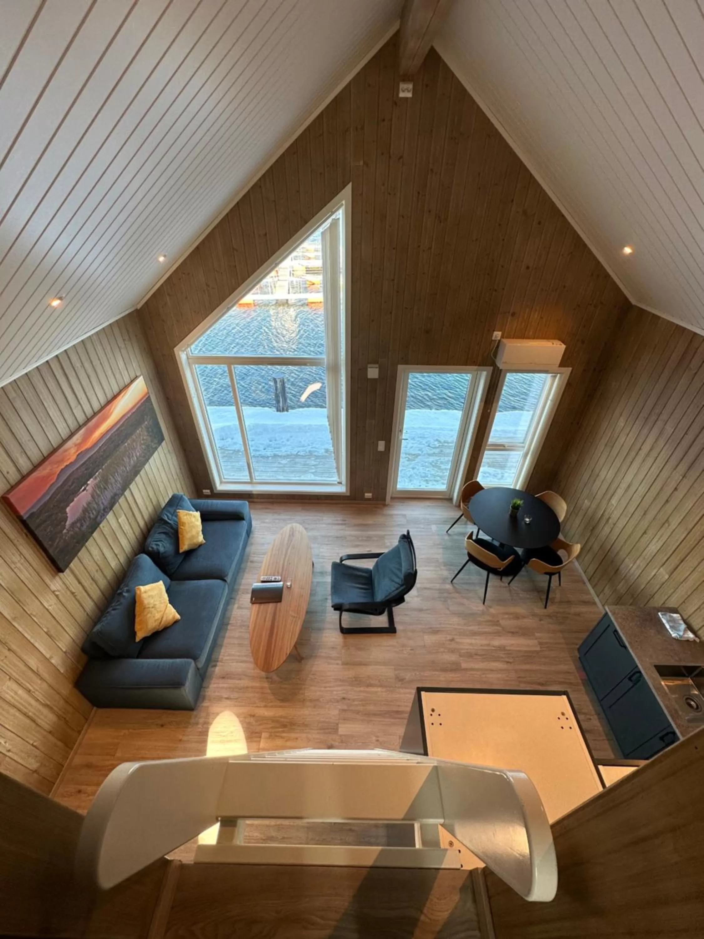 Living room in Norsk Havbrukssenter - Rorbuer