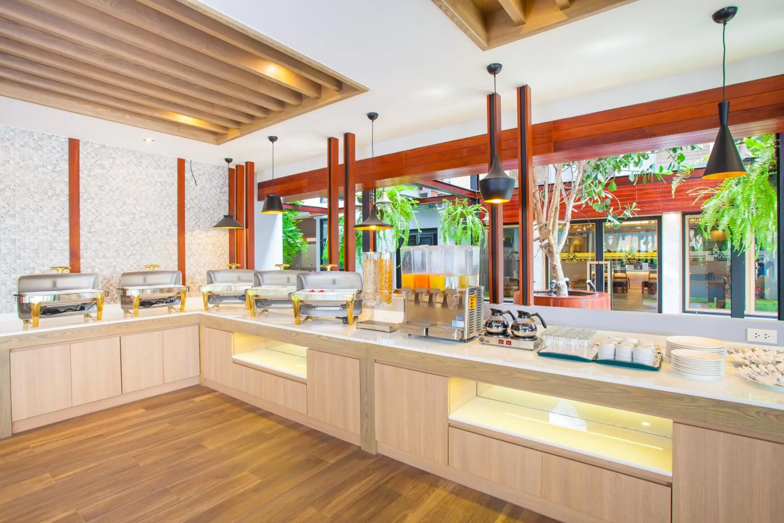 Breakfast, Restaurant/Places to Eat in New Siam Palace Ville Hotel - SHA Extra Plus Certified