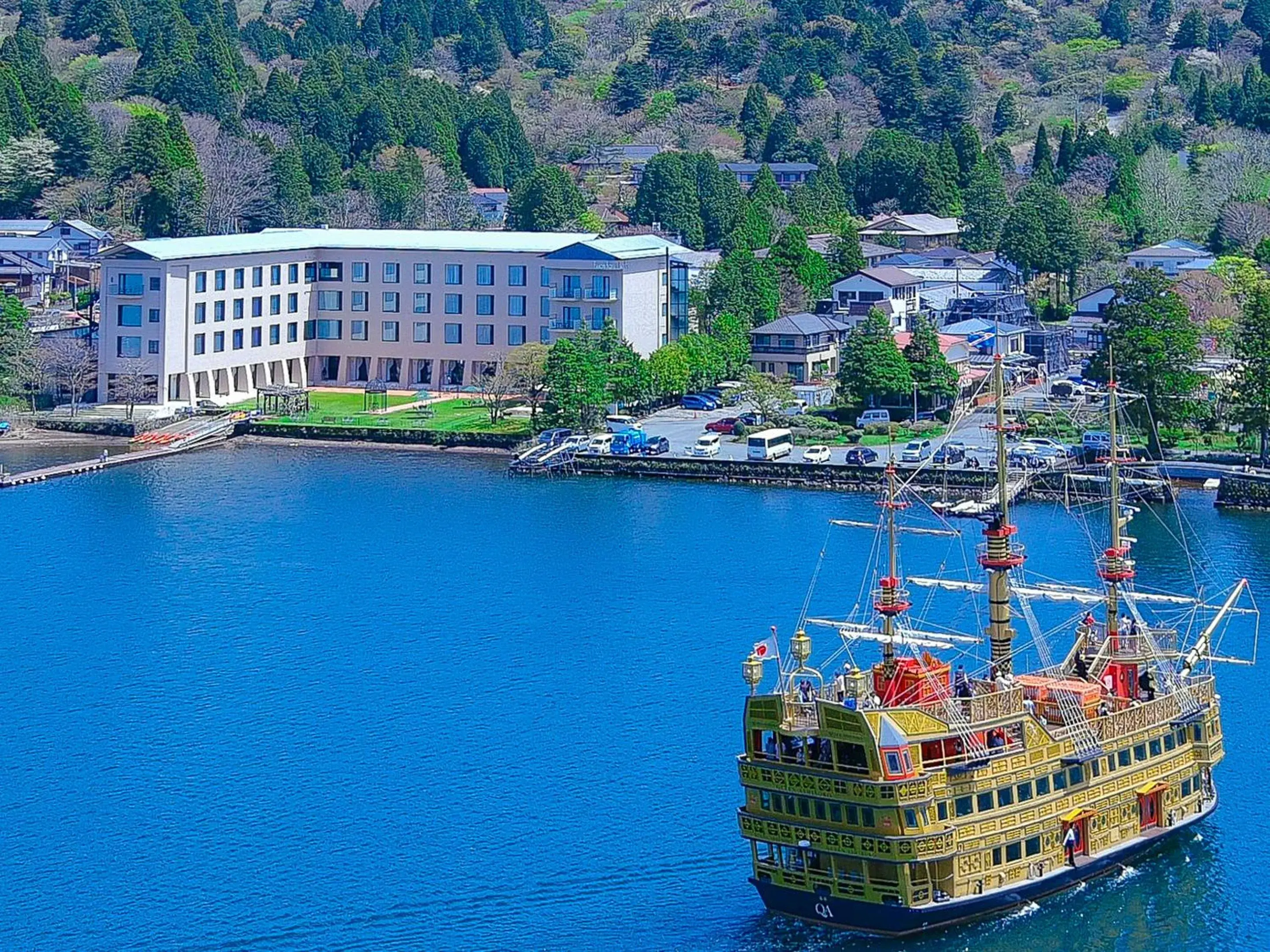 Property building in Hakone Hotel