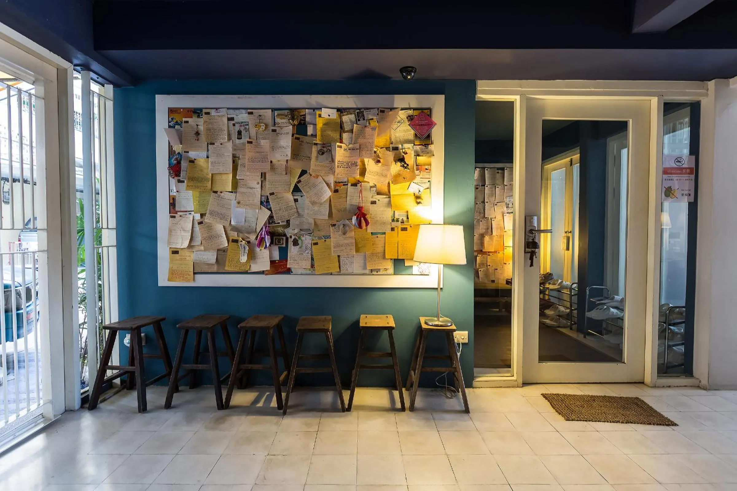 Decorative detail in Loogchoob Homestay