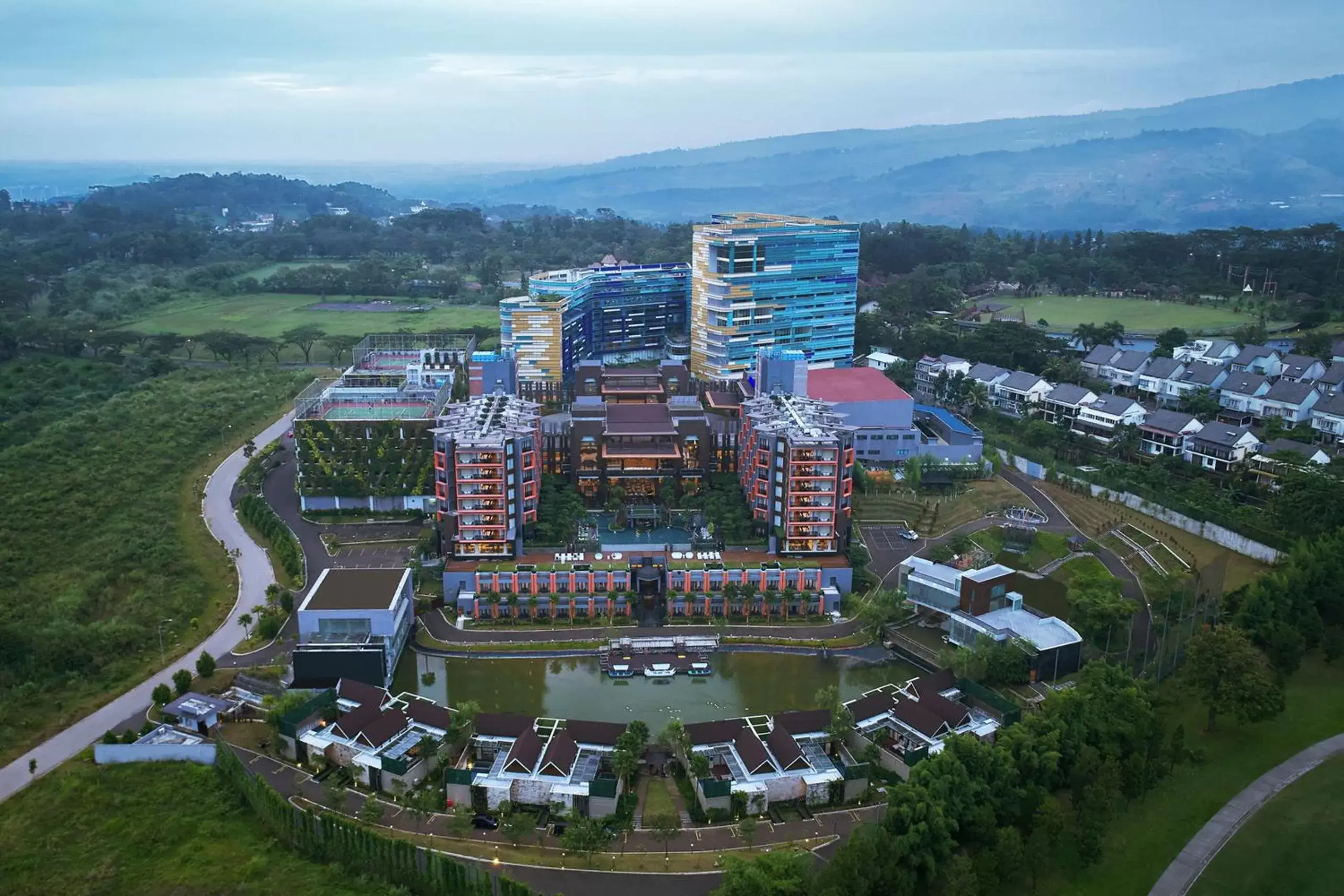 Facade/entrance, Bird's-eye View in ASTON Sentul Lake Resort & Conference Center