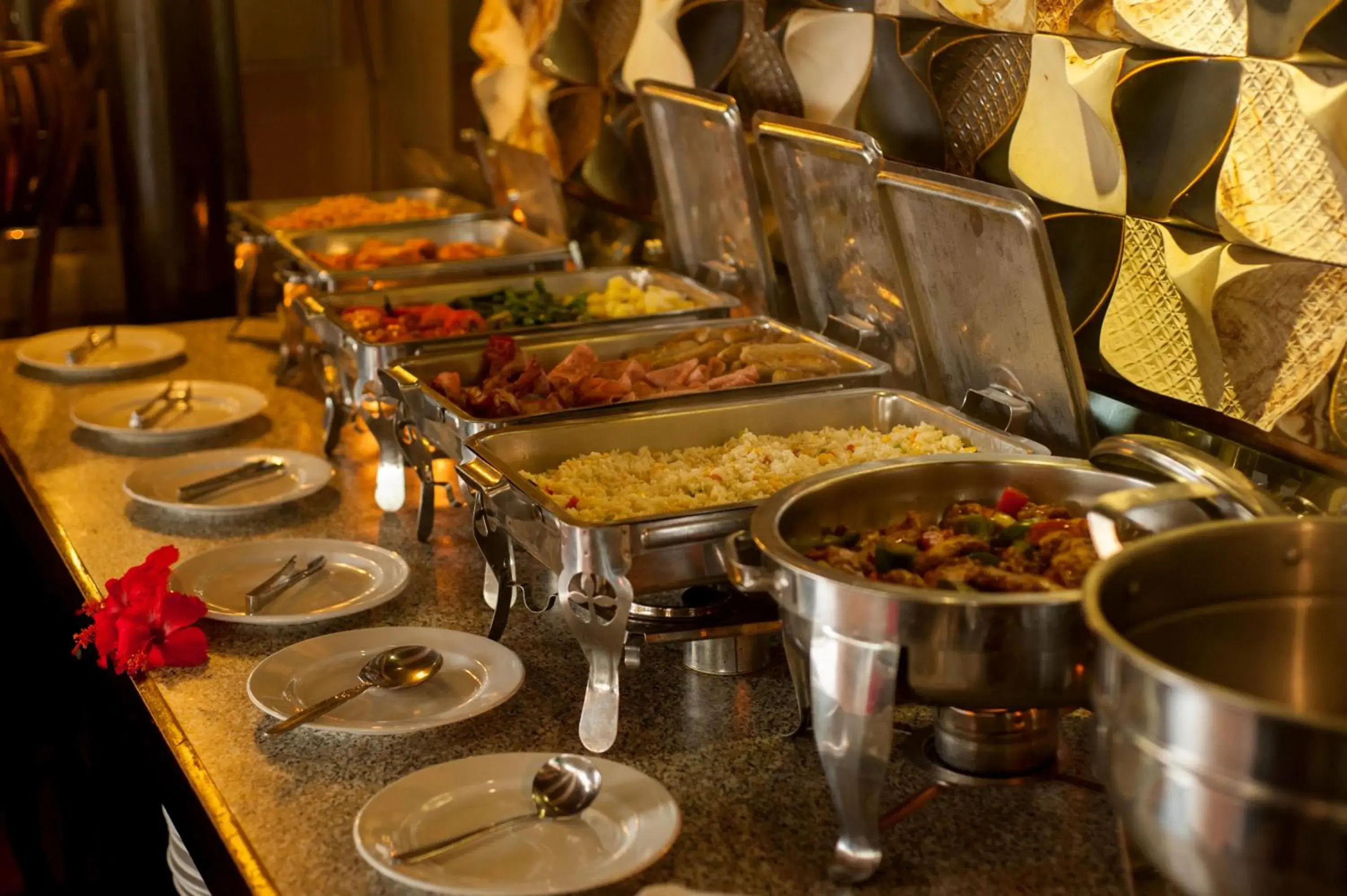 Buffet breakfast in Beji Ubud Resort Buffet breakfast in Beji Ubud Resort