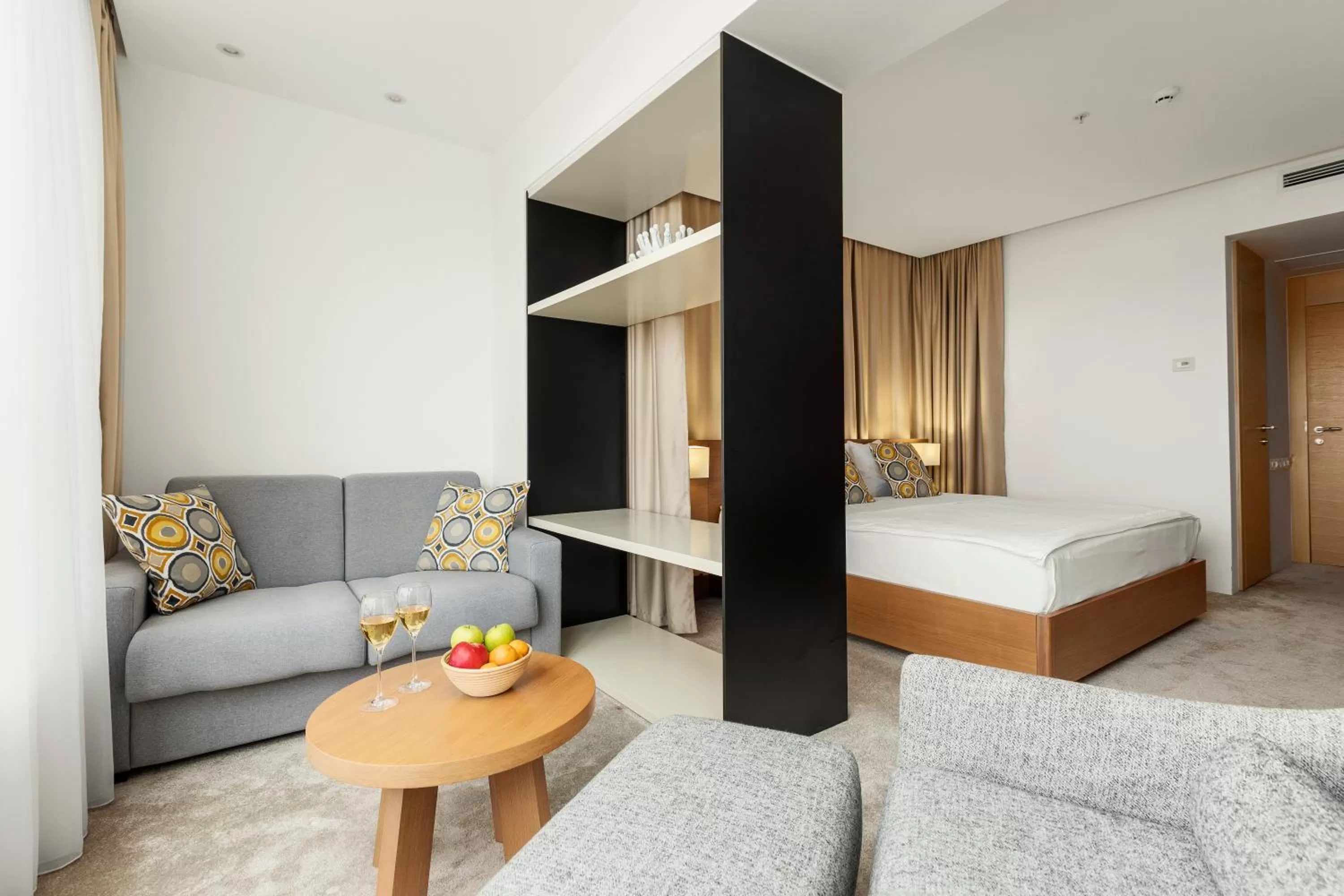 Bedroom, Bed in Hotel Harmonia by Dukley