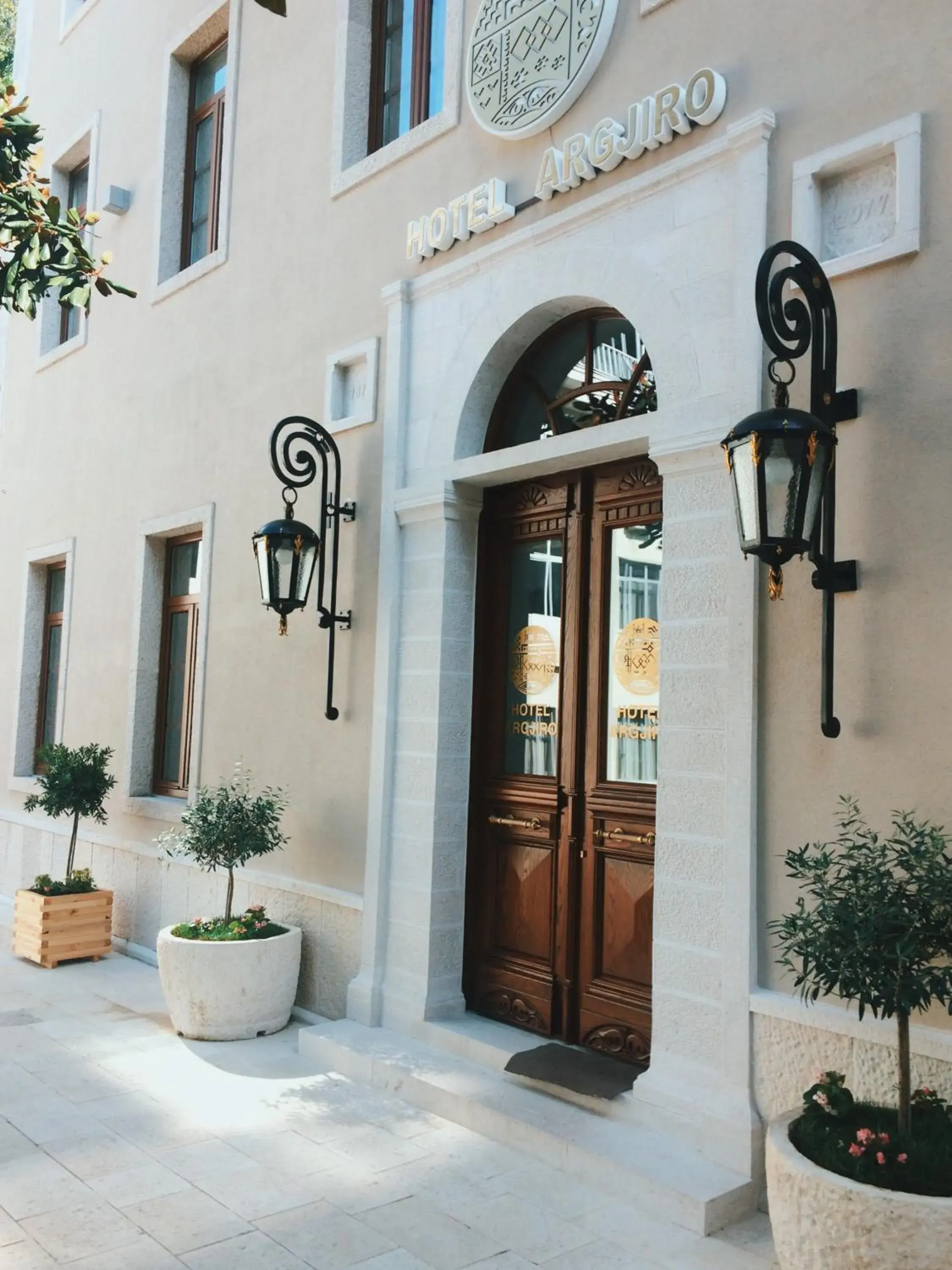 Facade/Entrance in Hotel Argjiro