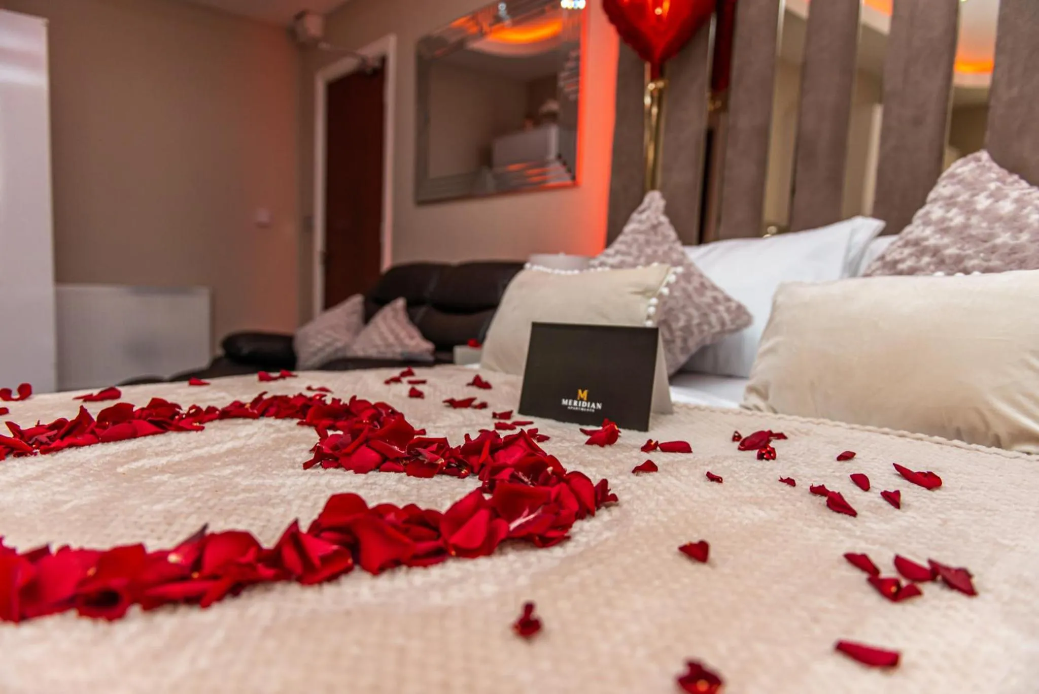 Bed in Meridian Serviced Apartments