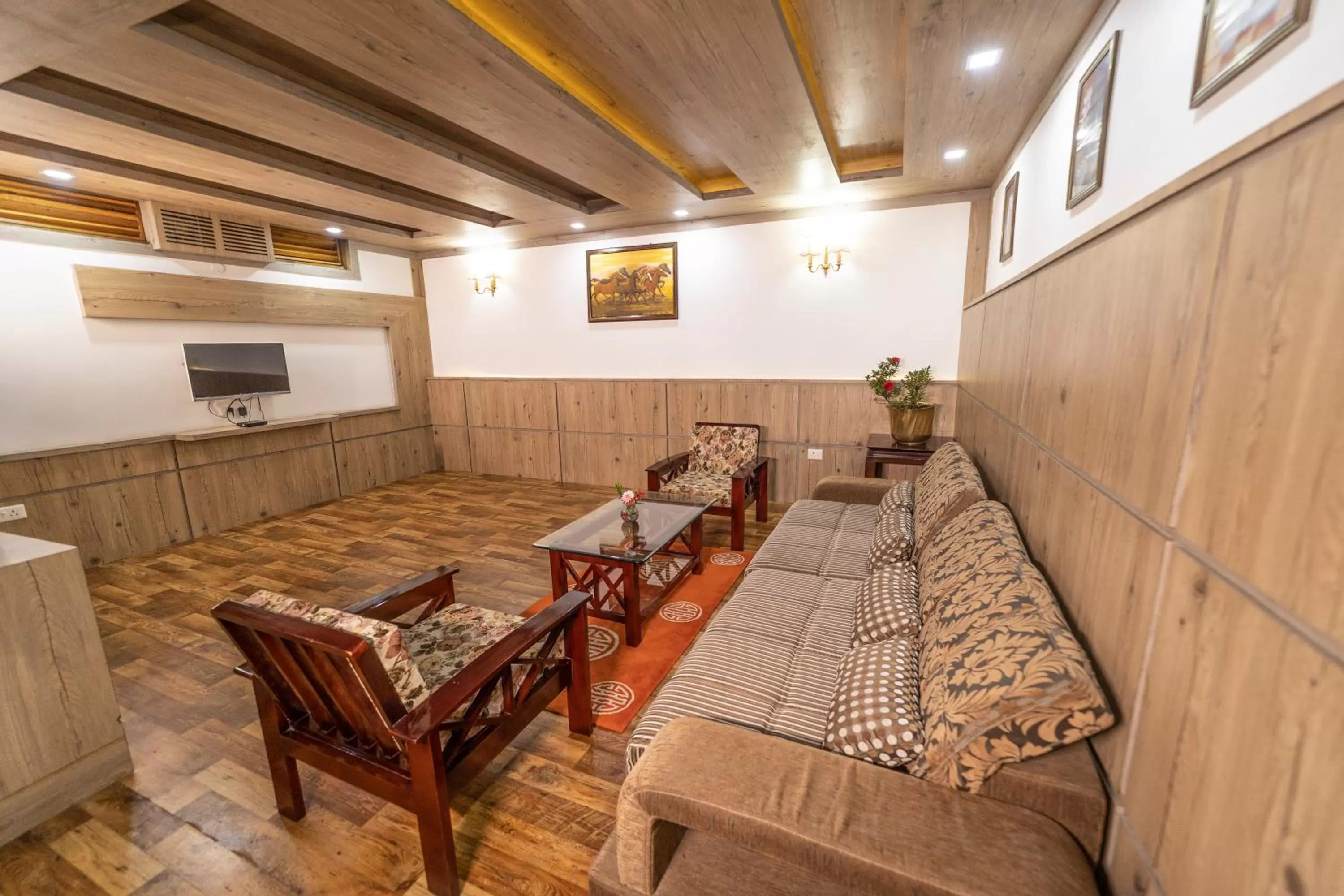 Living room in Yangthang Heritage