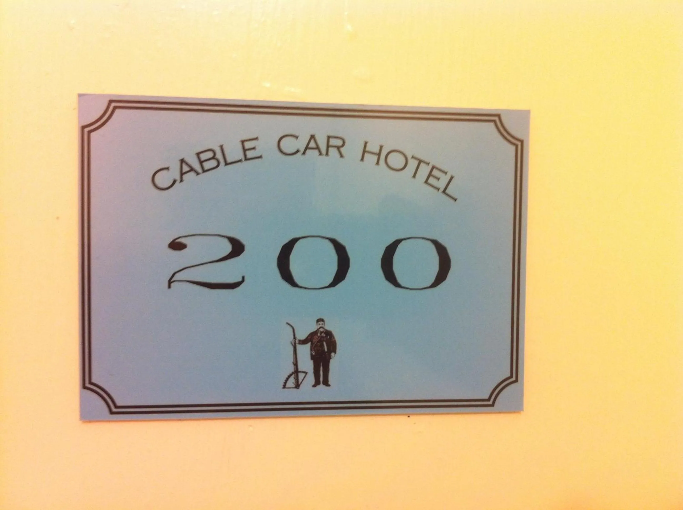Decorative detail in Cable Car Hotel