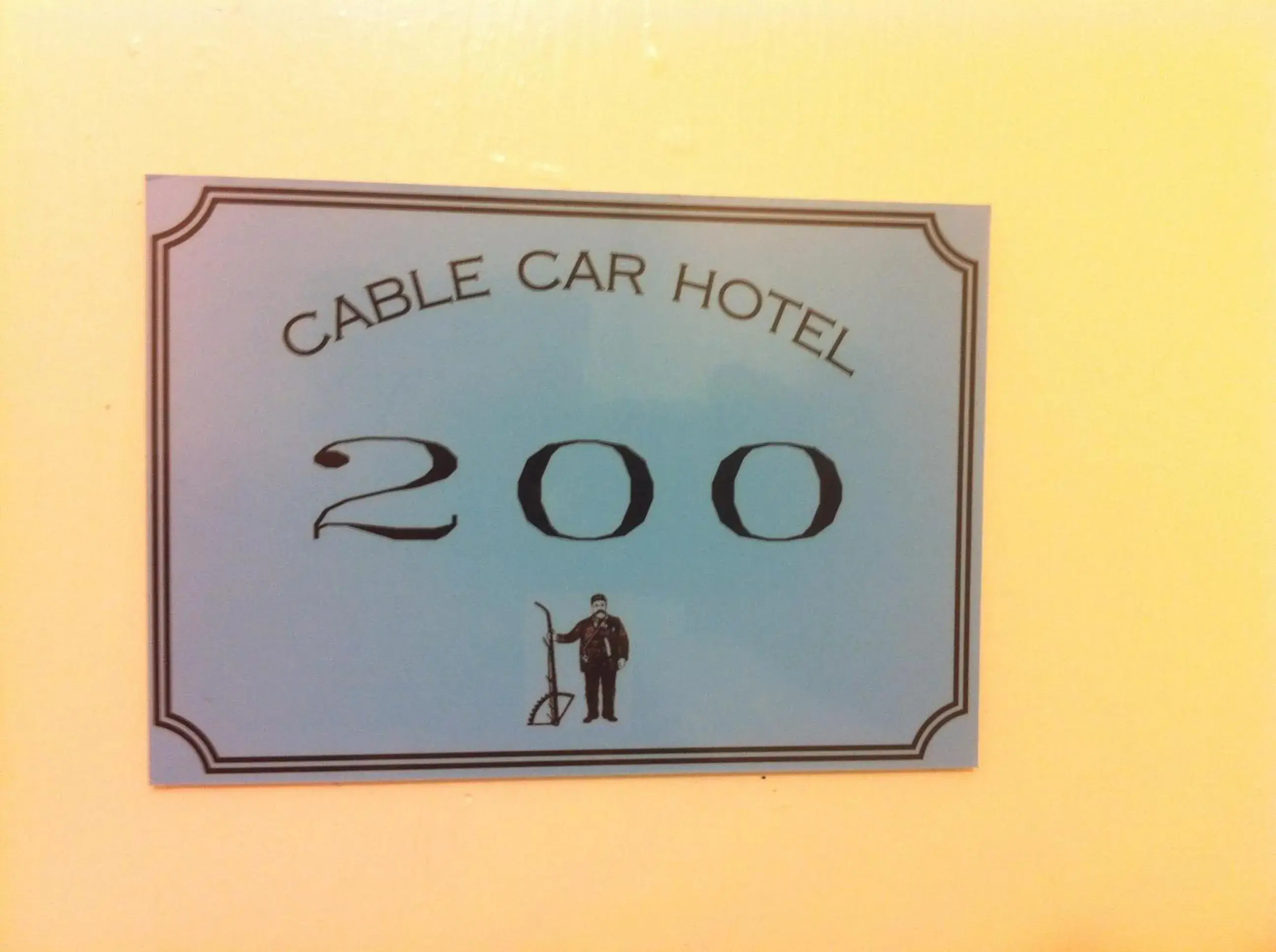 Decorative detail in Cable Car Hotel