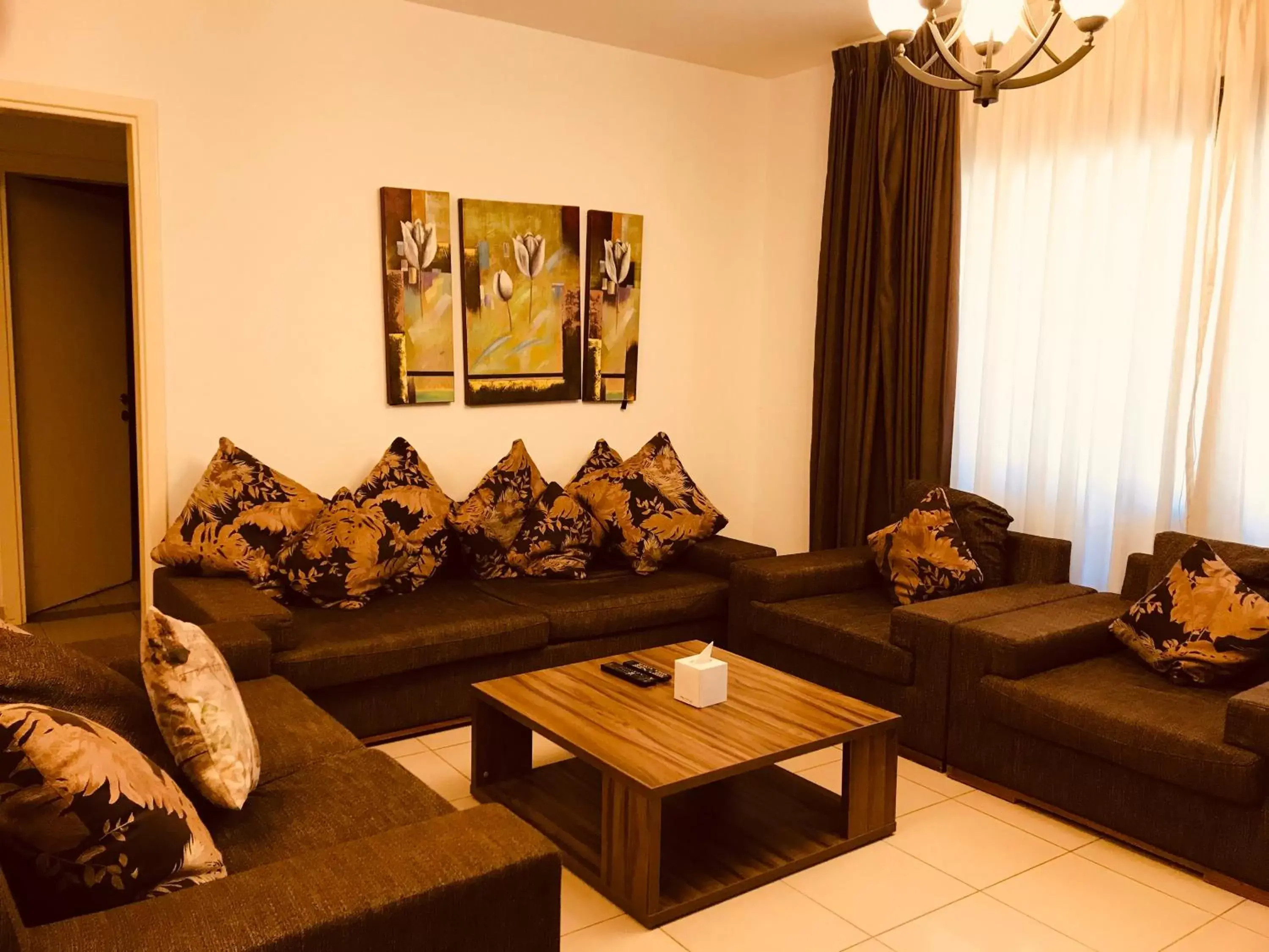 Living room, Seating Area in Tala Bay Residence