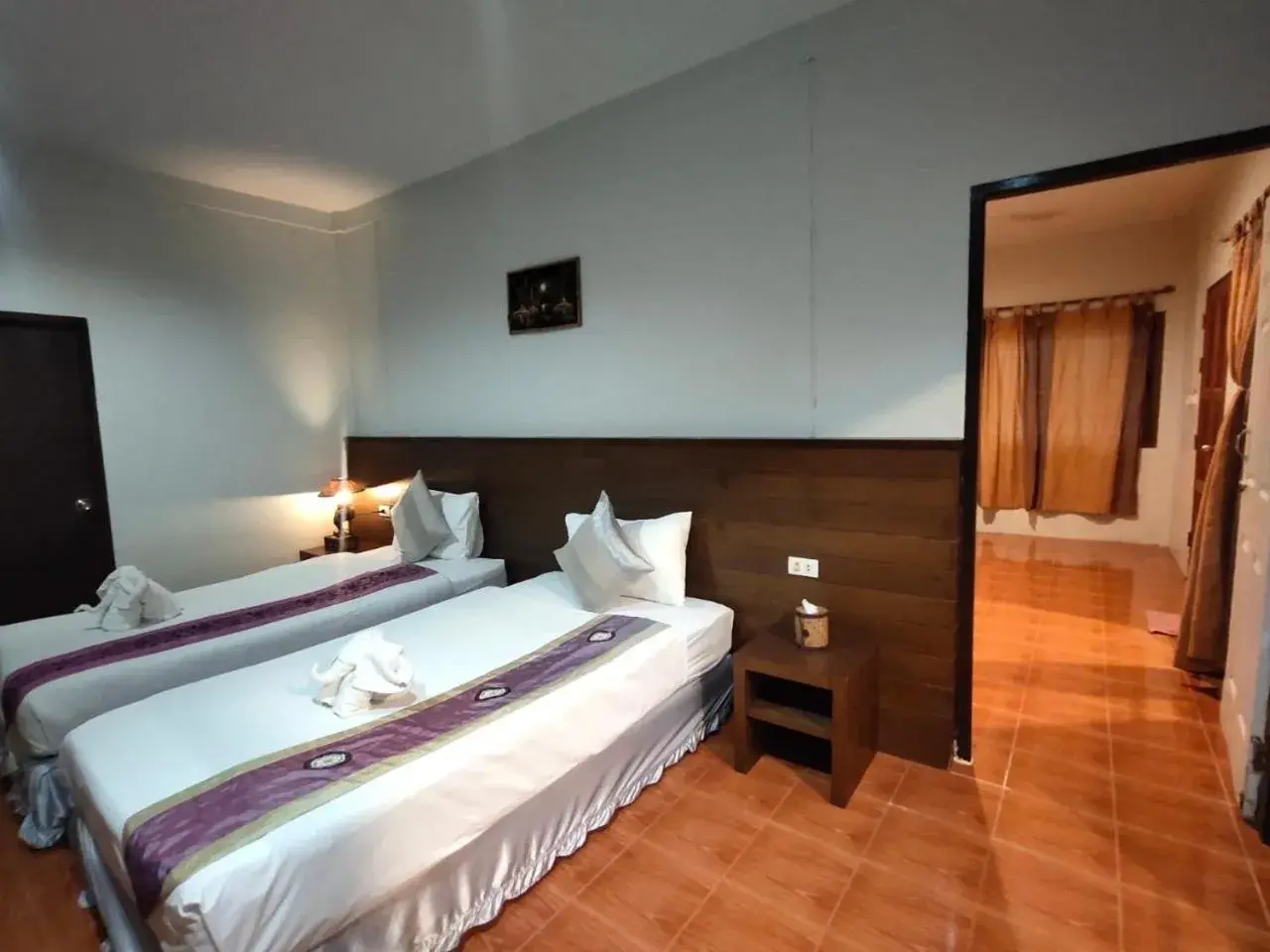 Bedroom, Bed in Lanta Nice Beach Resort - SHA Extra Plus