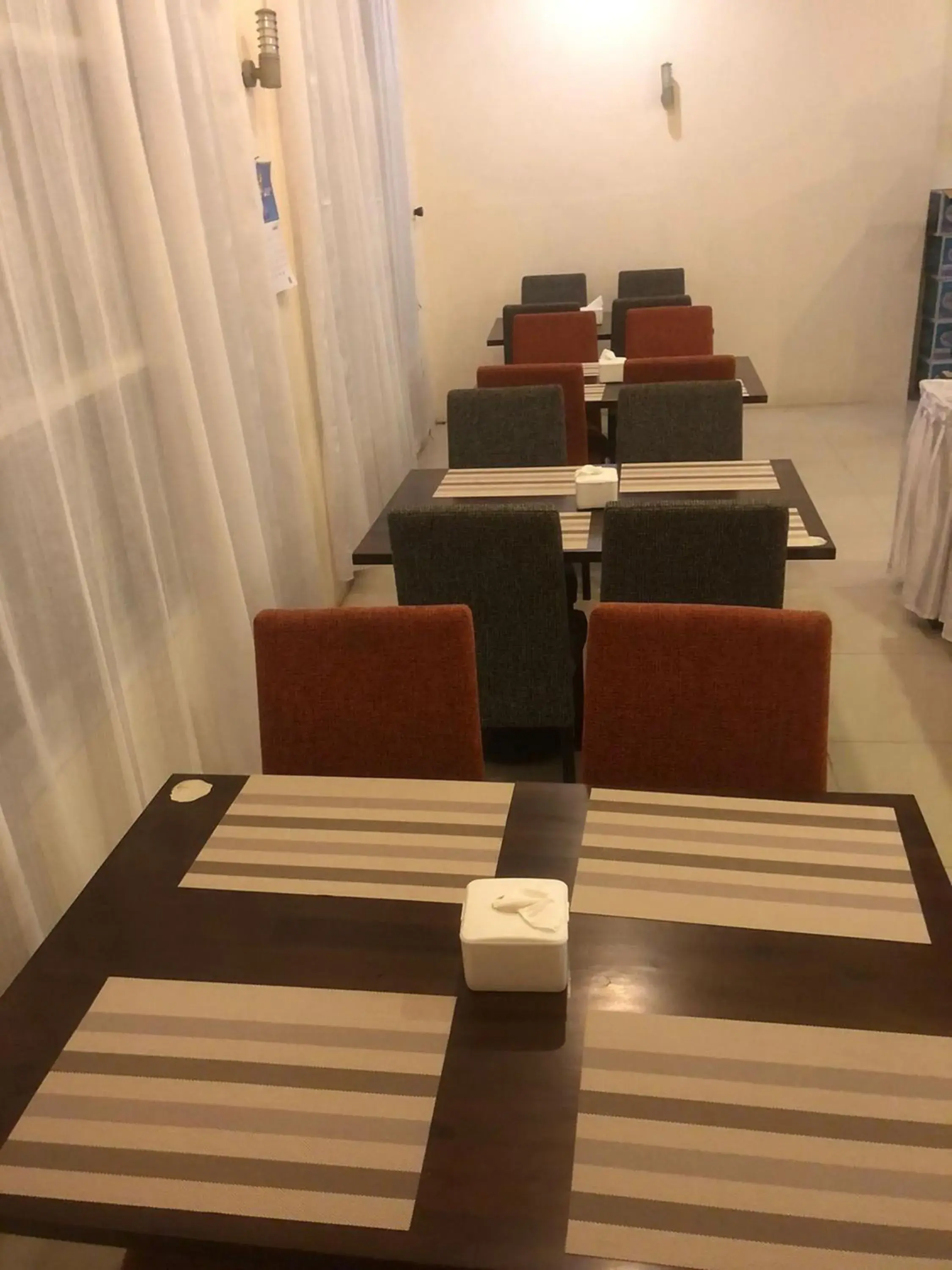 Seating area in Hotel Monika